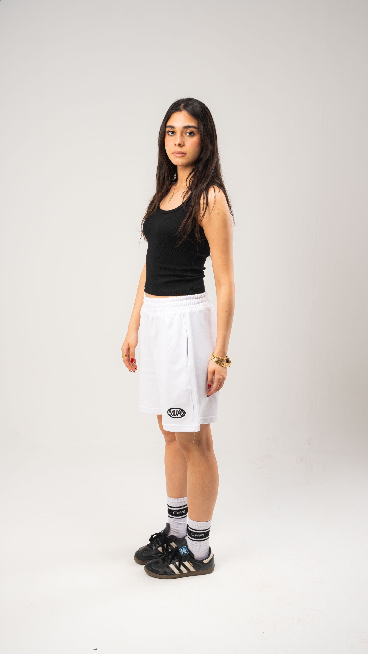 White Sweatshort