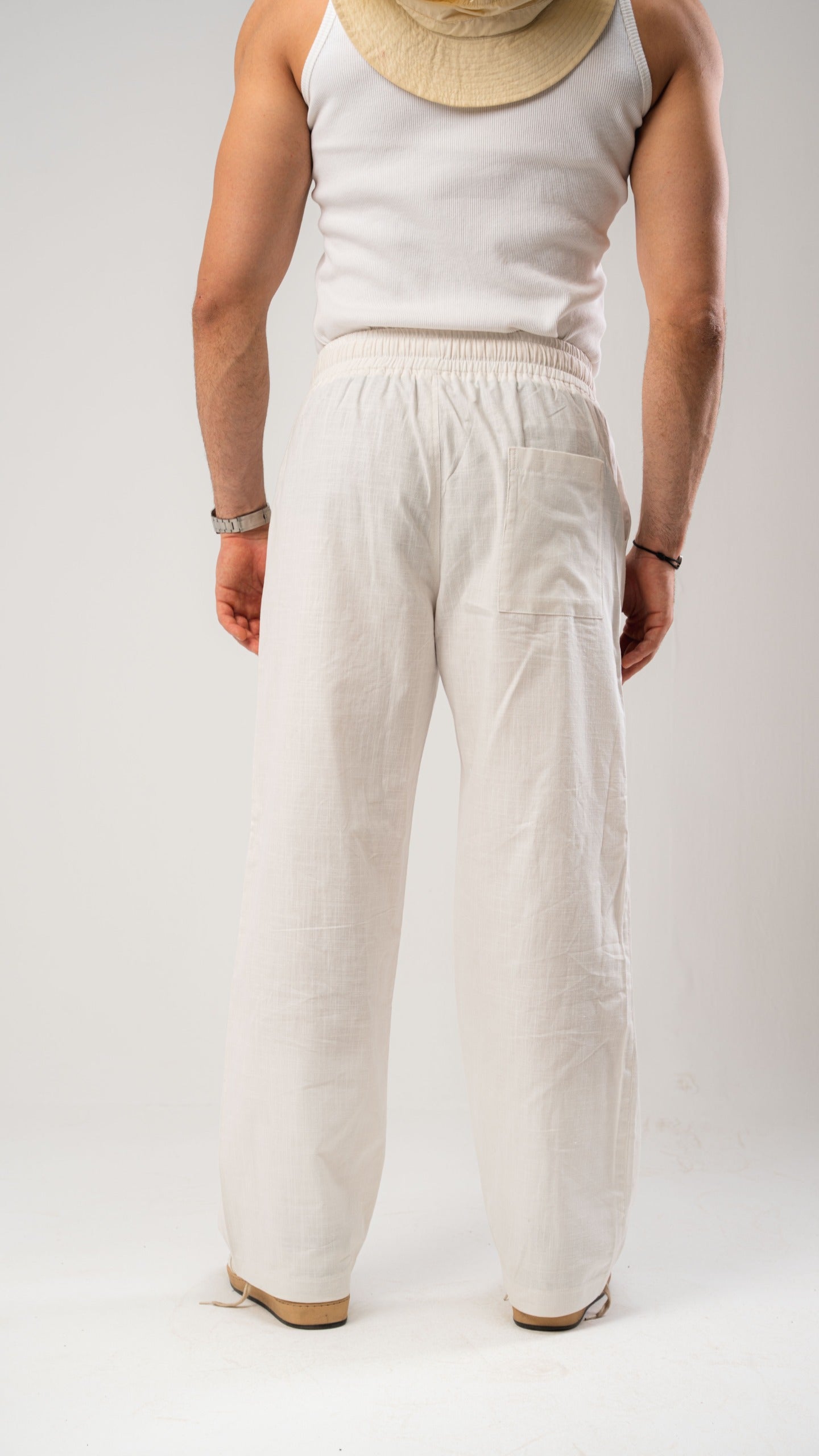 White Linen Pants