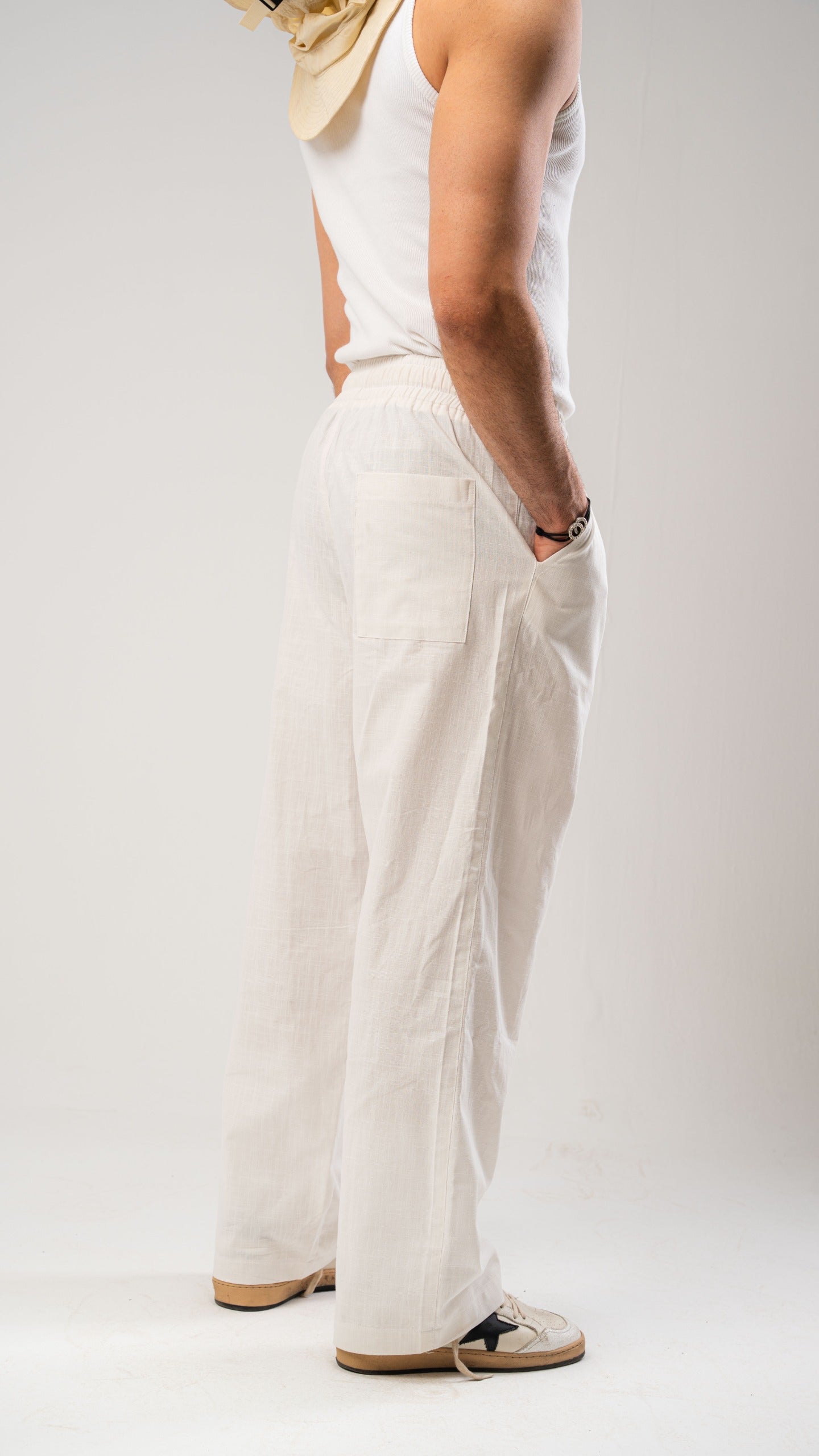 White Linen Pants