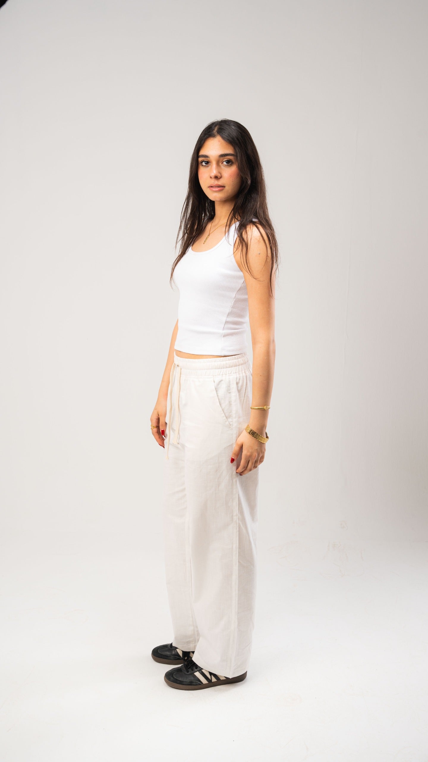 White Linen Pants