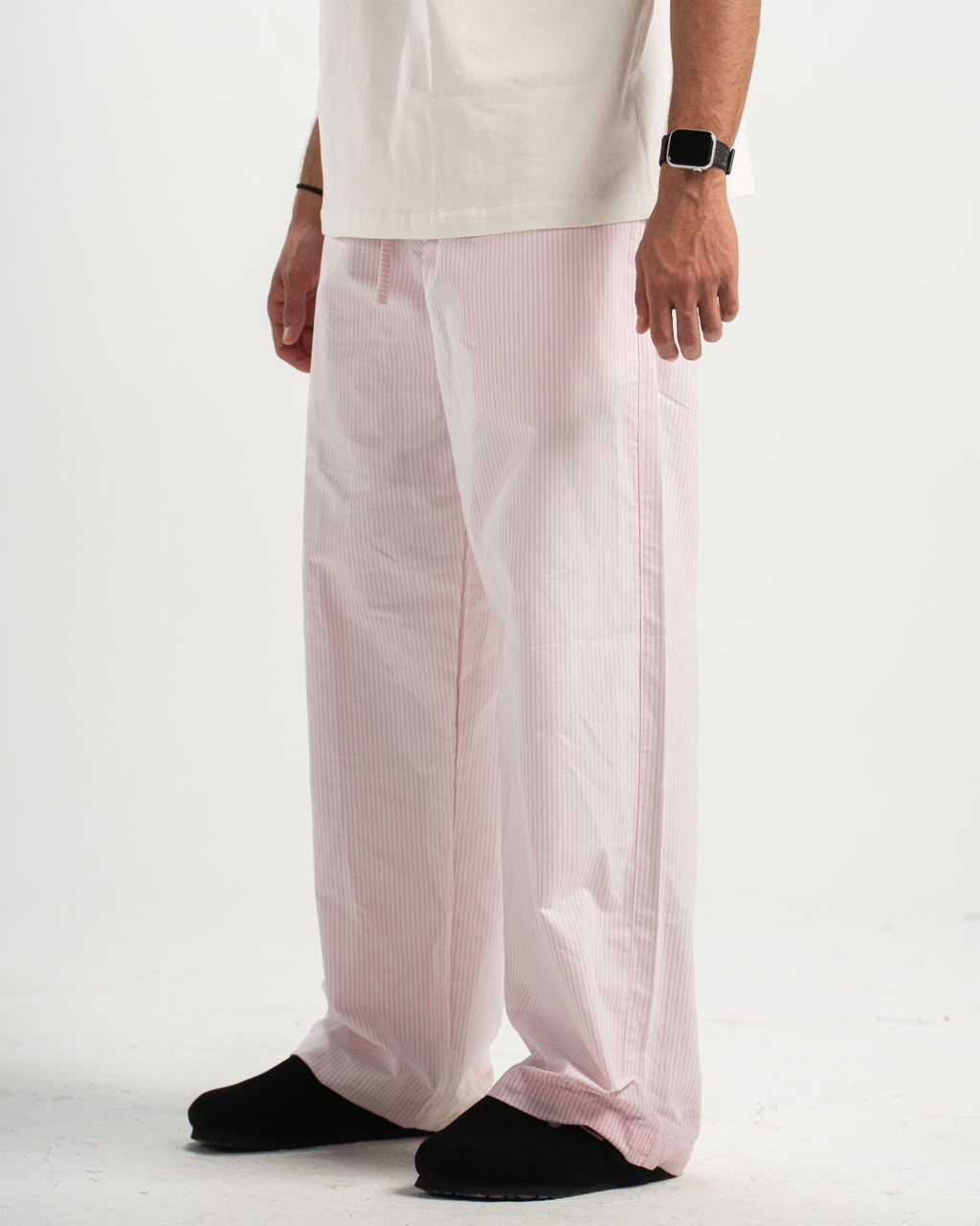Stripe pink pants