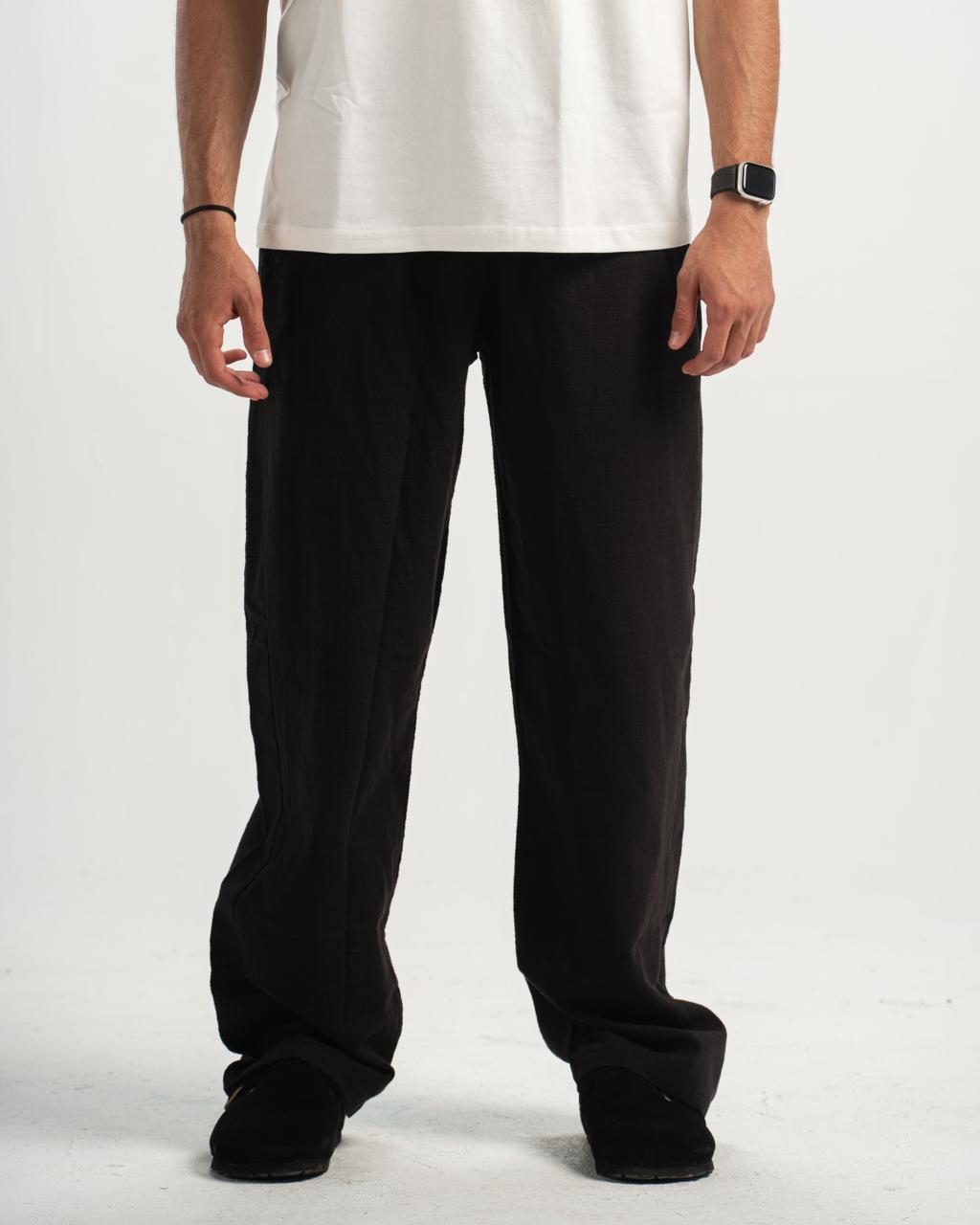 linen black Pants