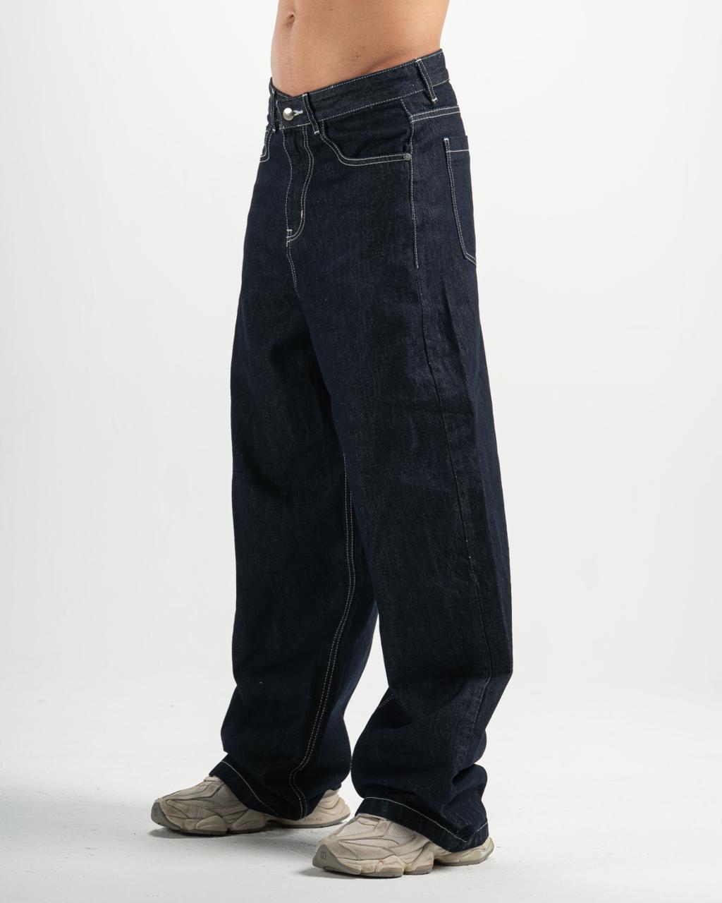 Unisex raw navy denim – Cave Egypt