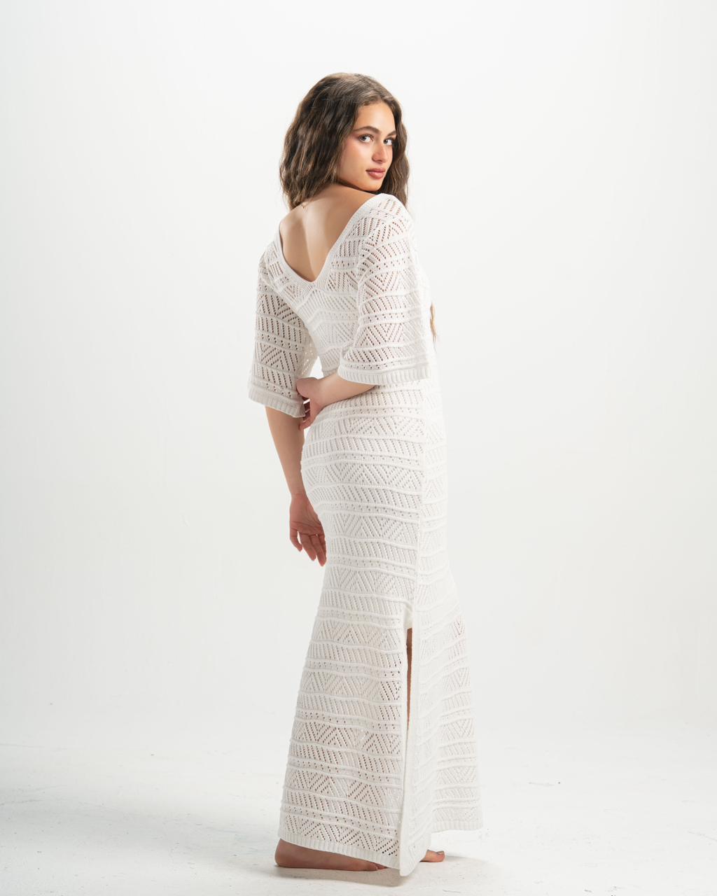 Knitted summer dress