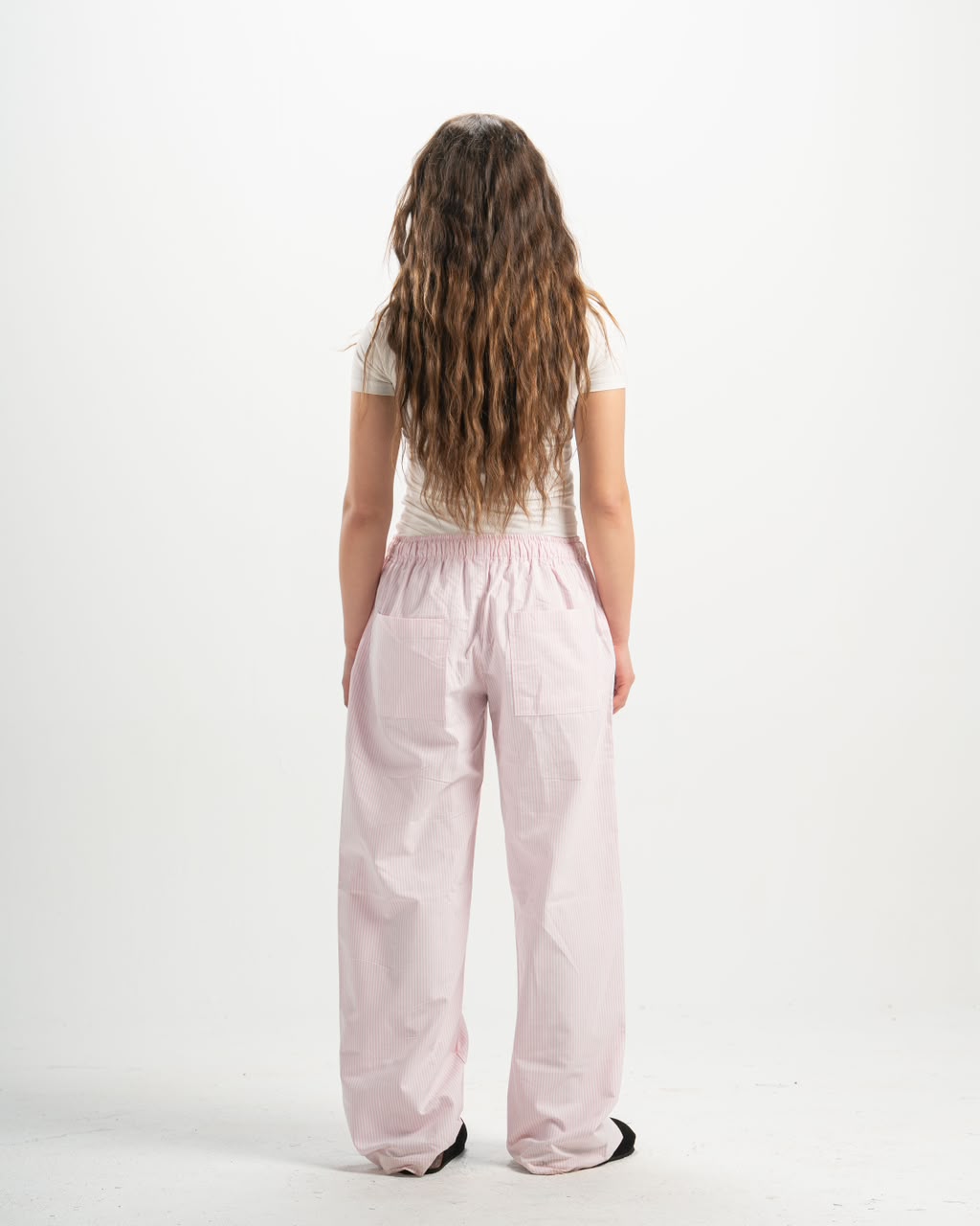 Stripe pink pants