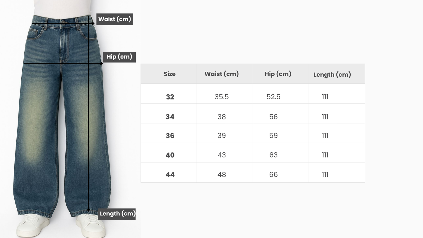 Unisex Grey Denim