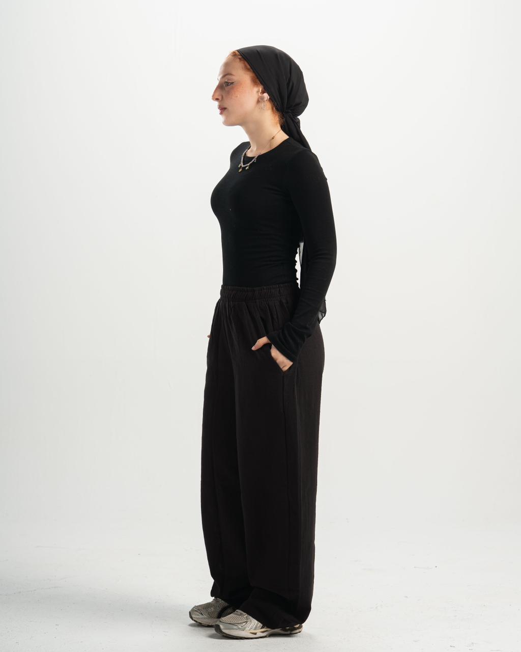 linen black Pants