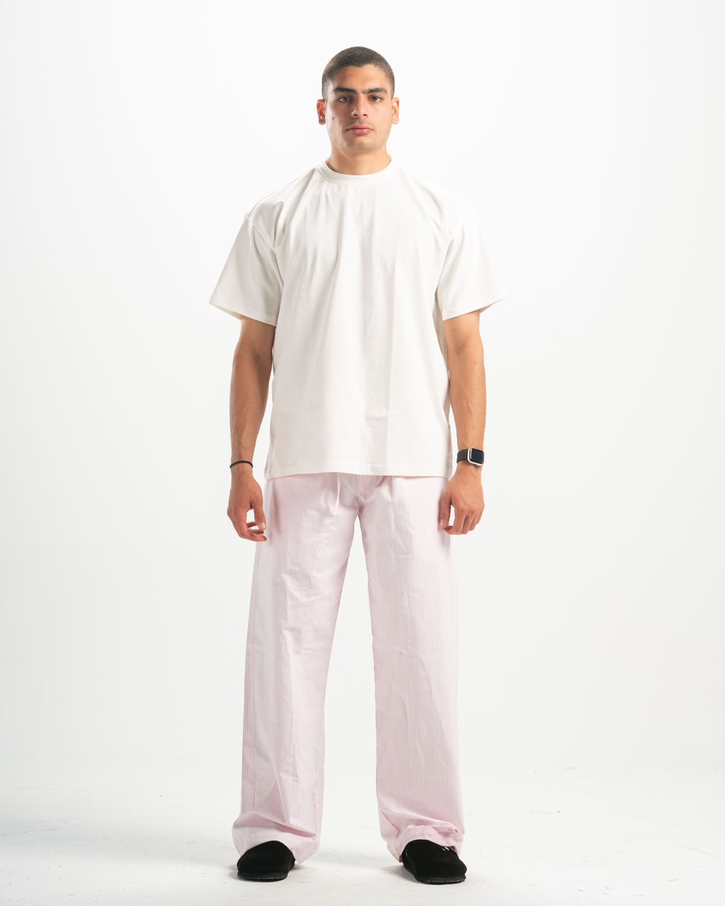 Stripe pink pants