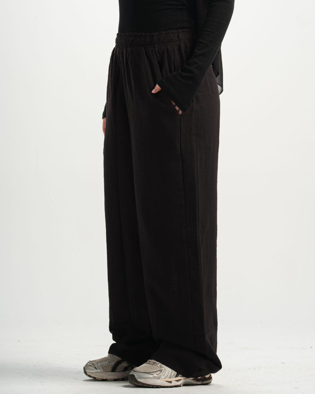 linen black Pants