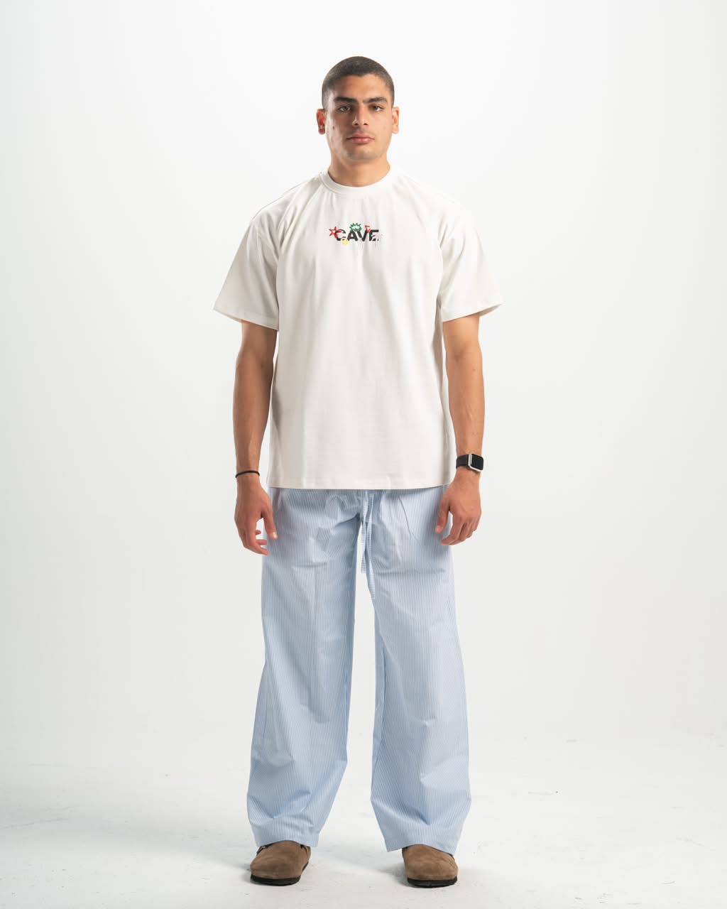 Stripe babyblue pants