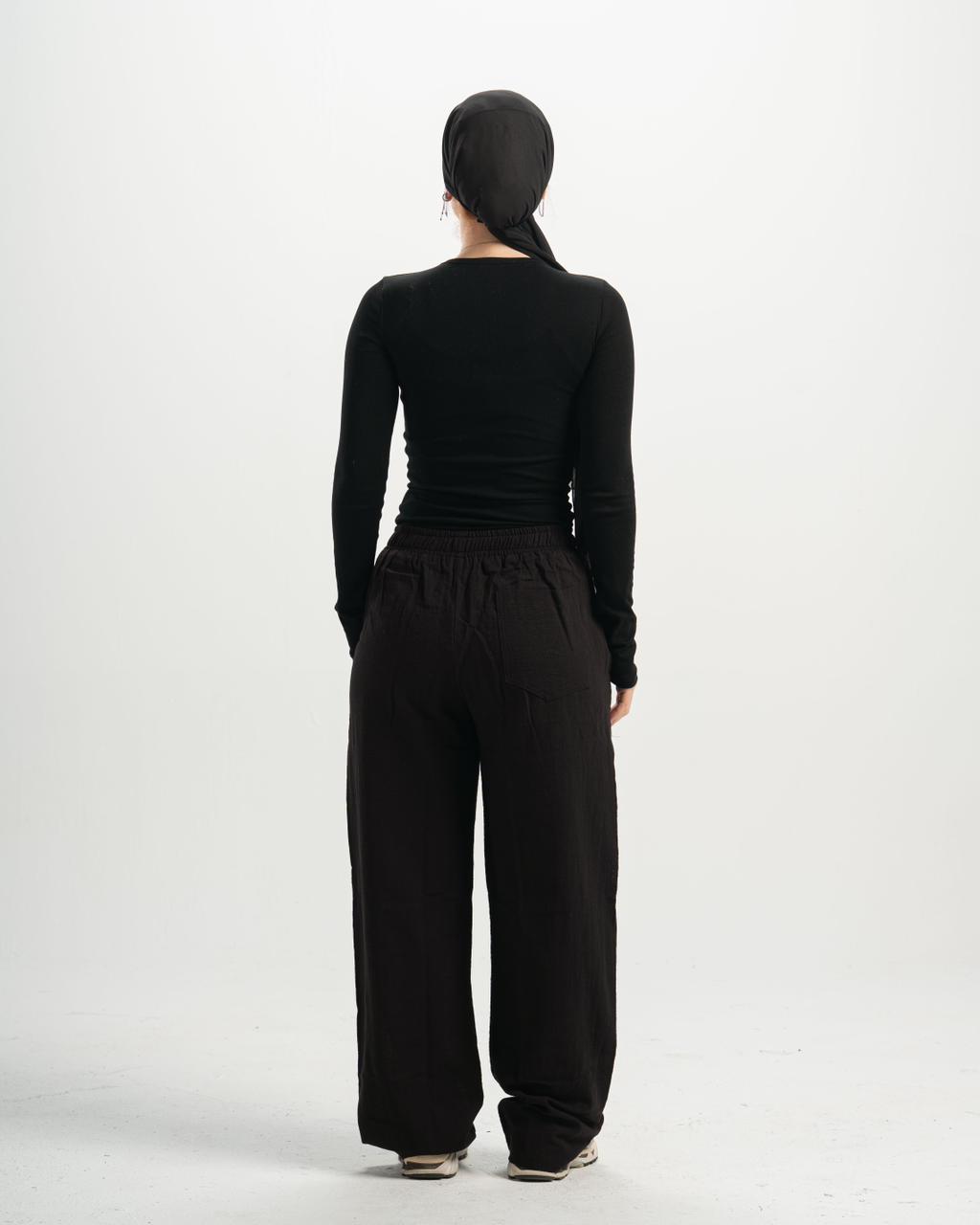 linen black Pants