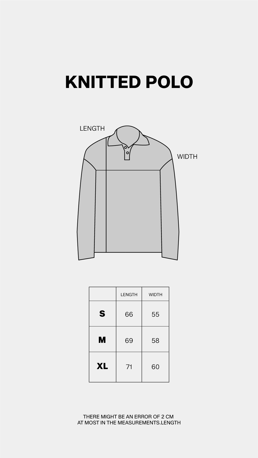 knitted grey LS polo