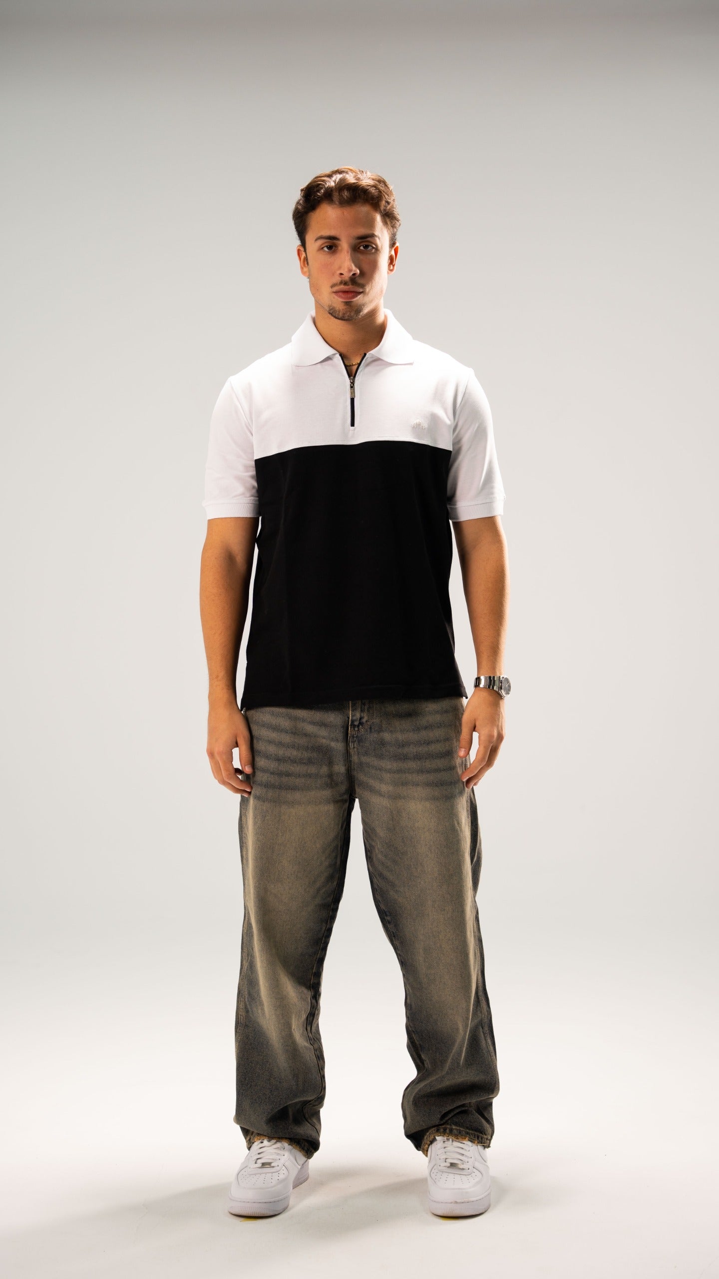 Black Double POLO
