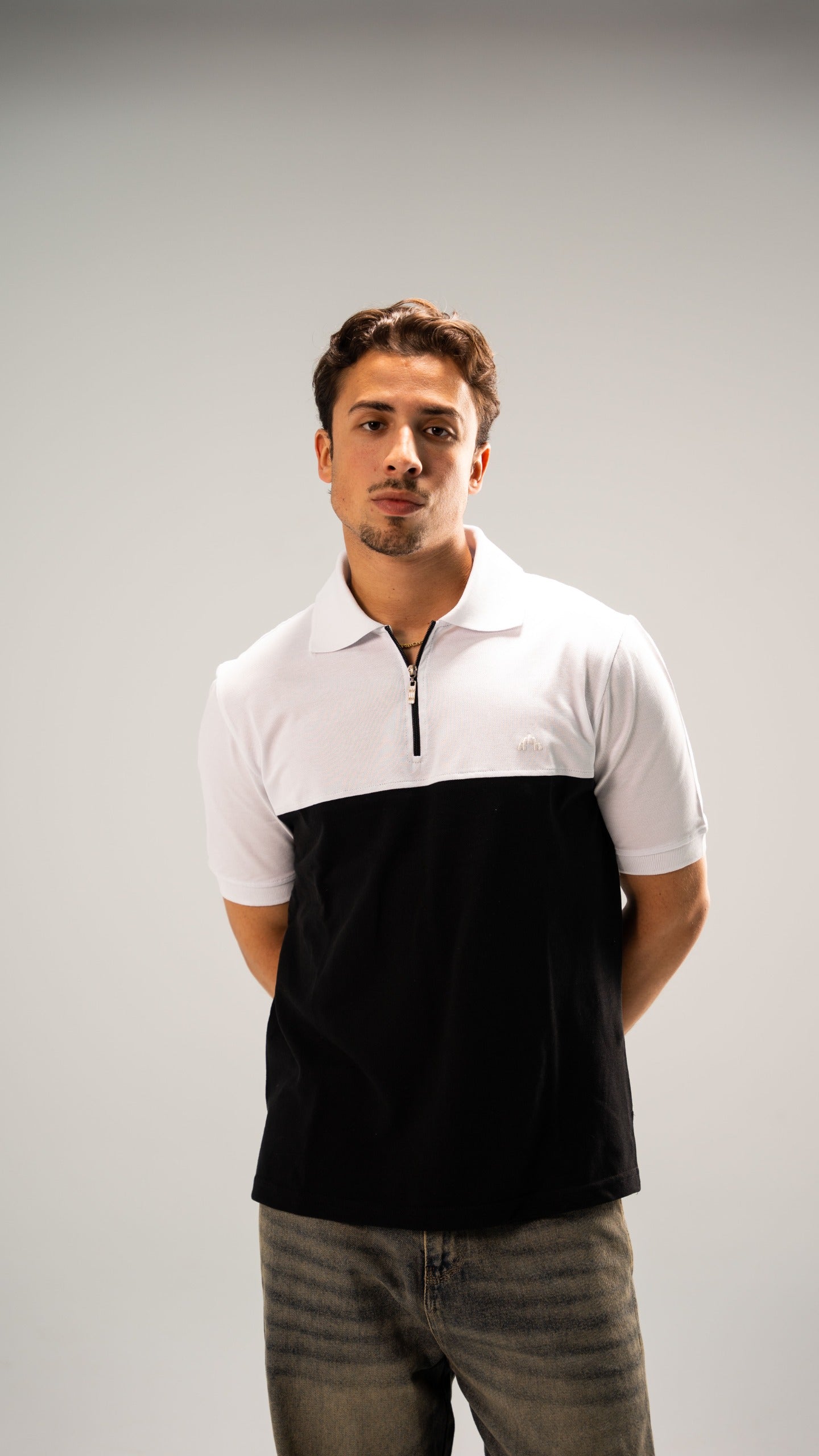 Black Double POLO