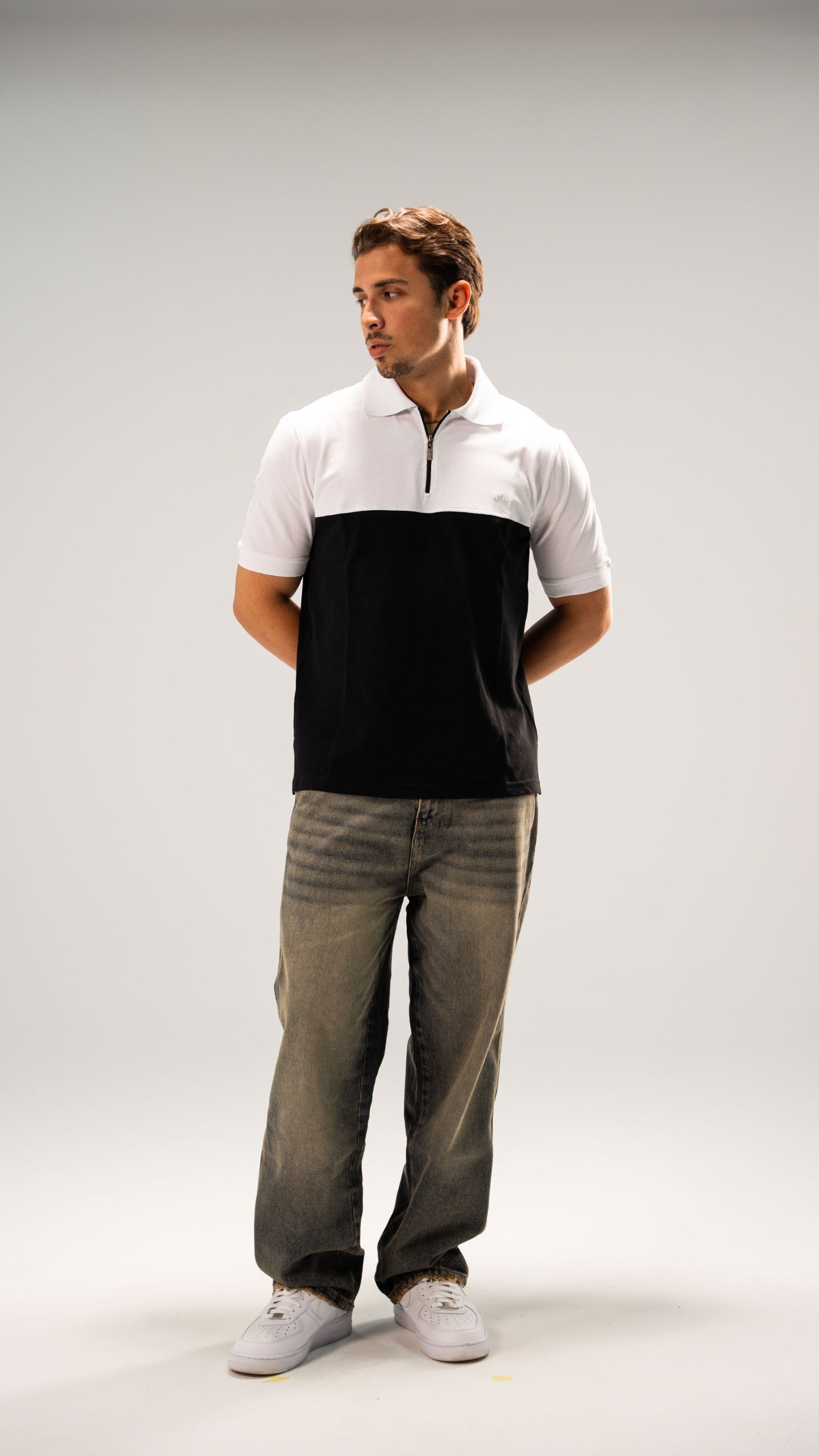 Black Double POLO