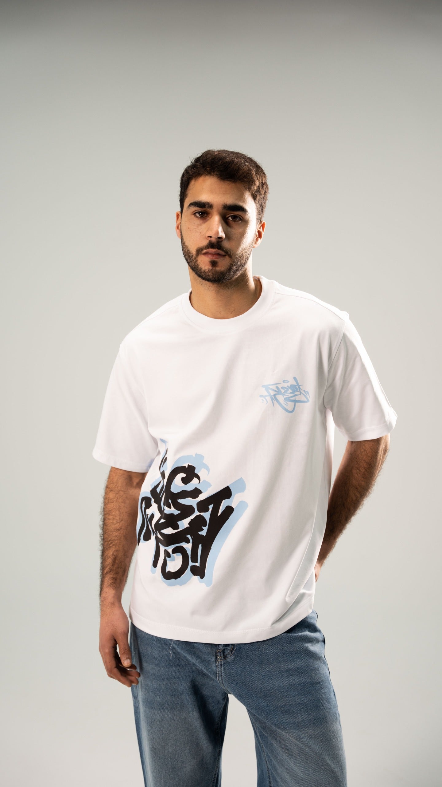 Street Mark White T-shirt