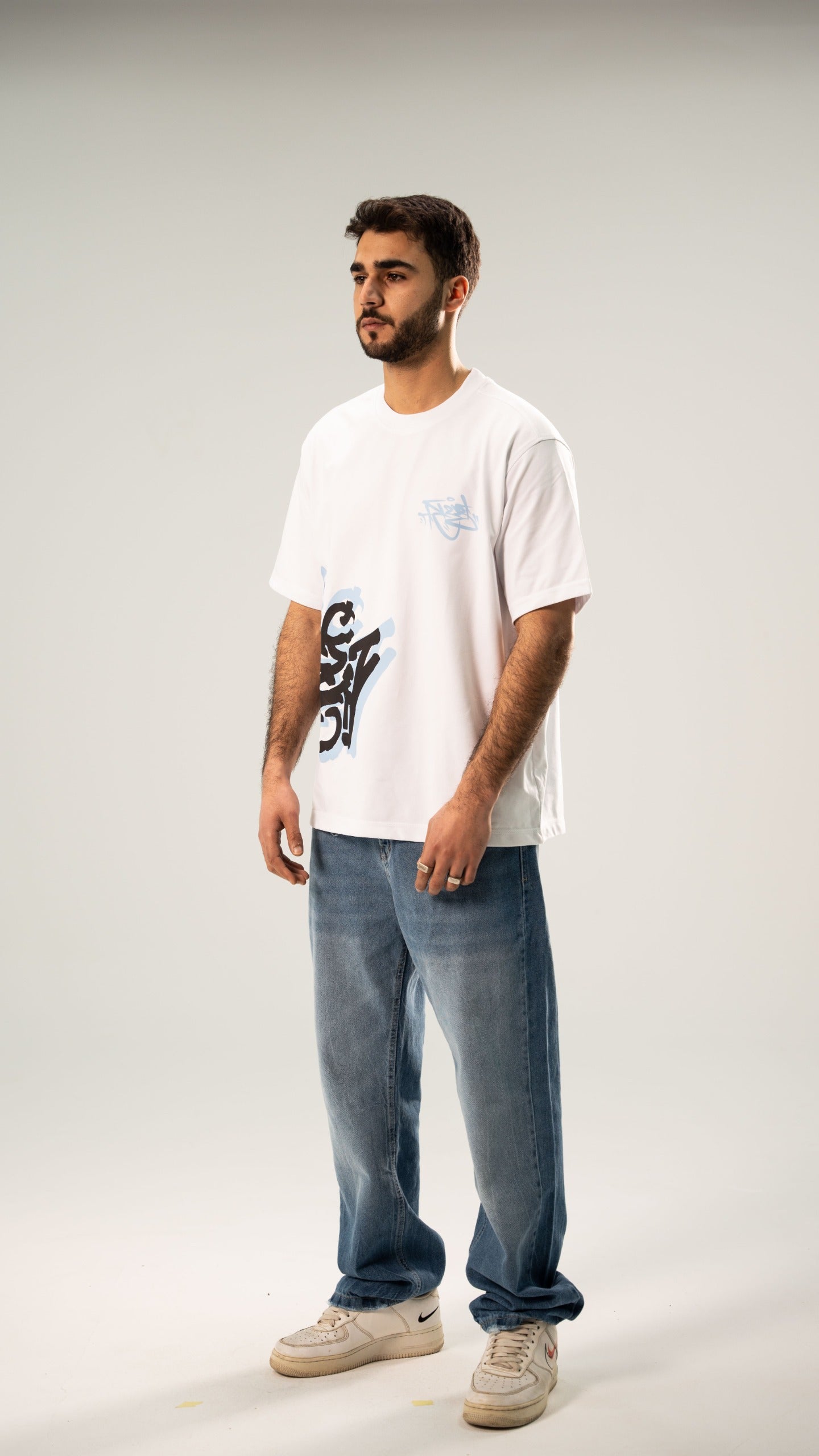 Street Mark White T-shirt