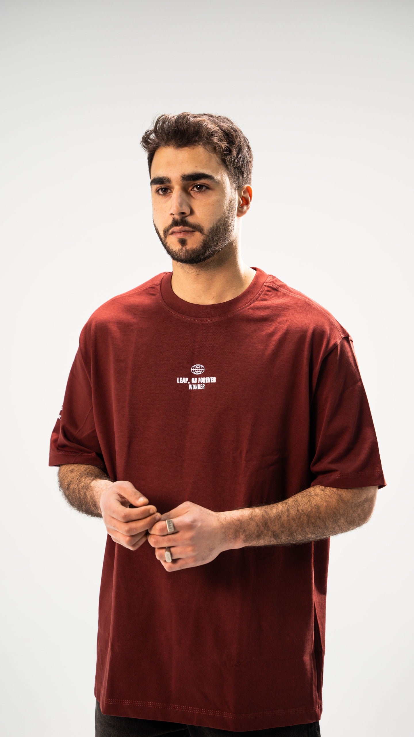 Risking Unisex Burgundy T-shirt