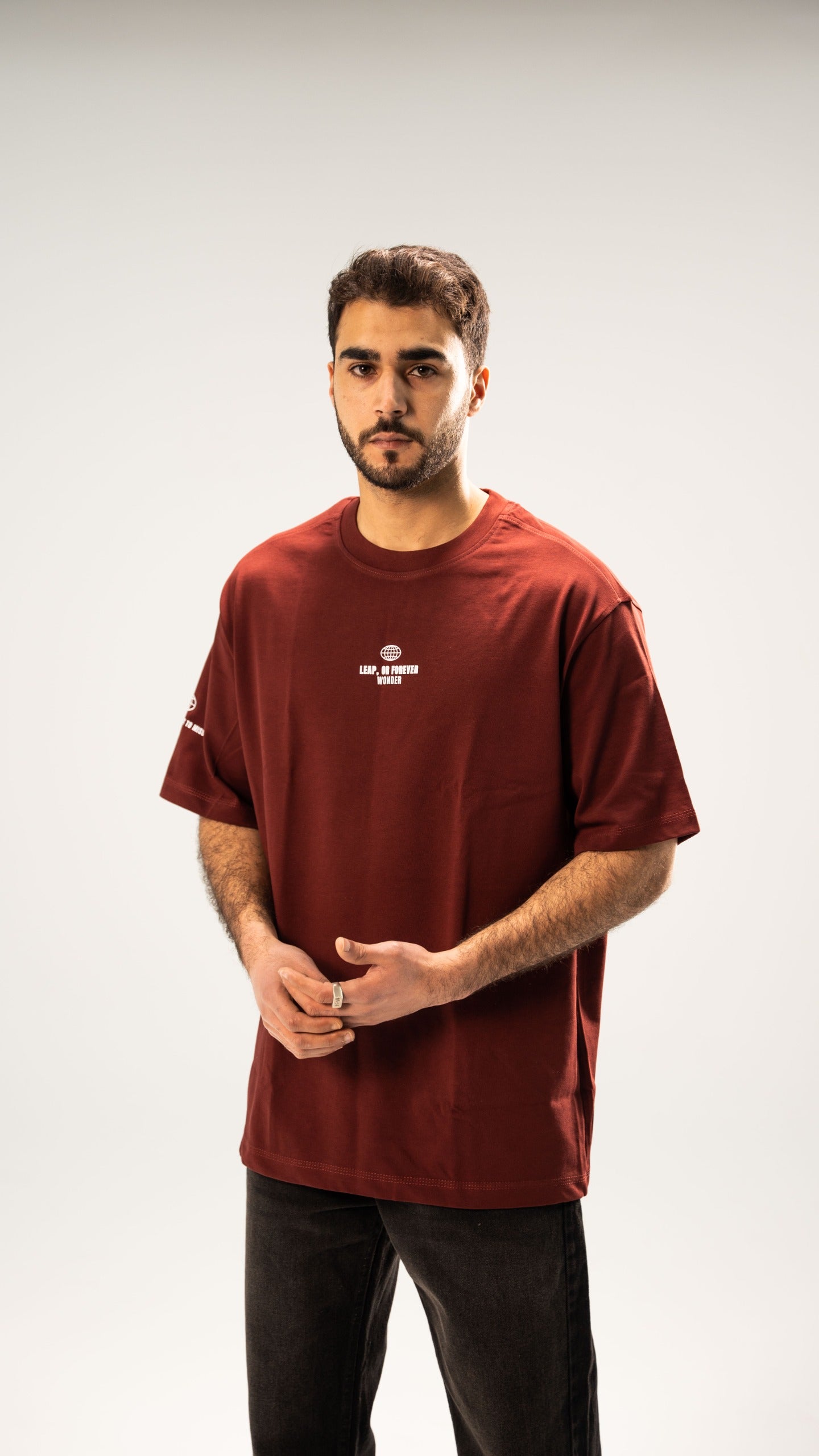 Risking Unisex Burgundy T-shirt