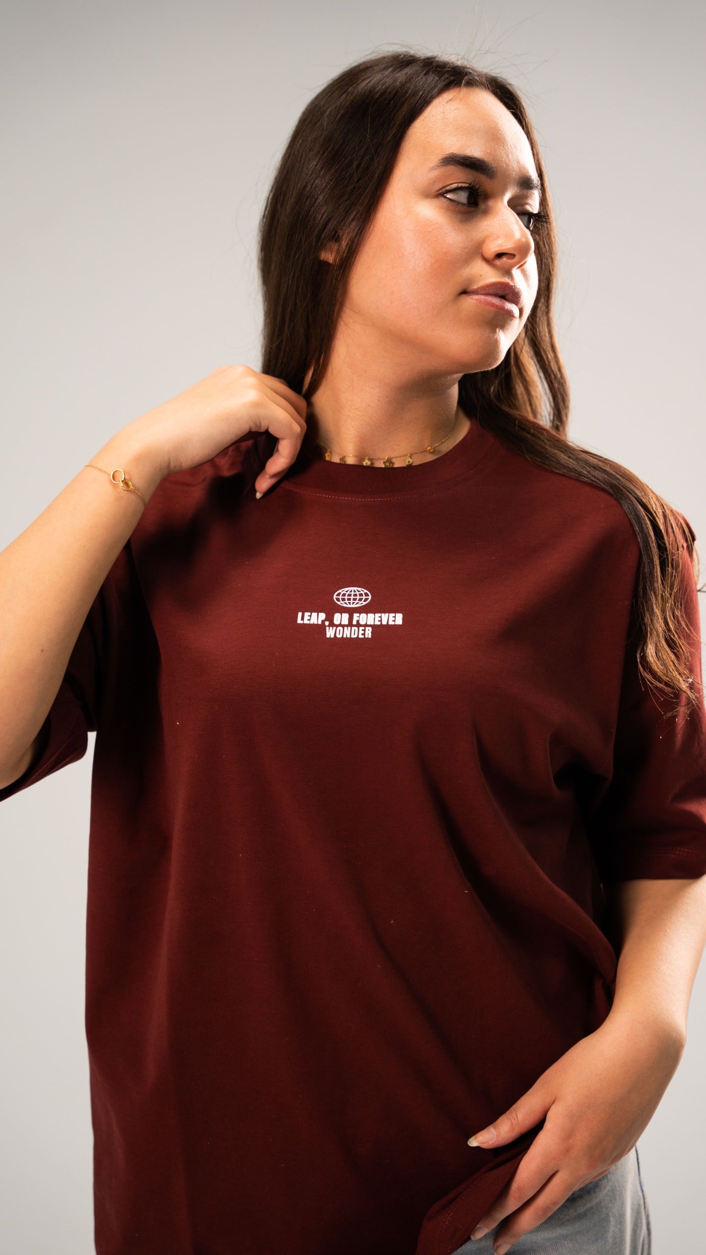 Risking Unisex Burgundy T-shirt