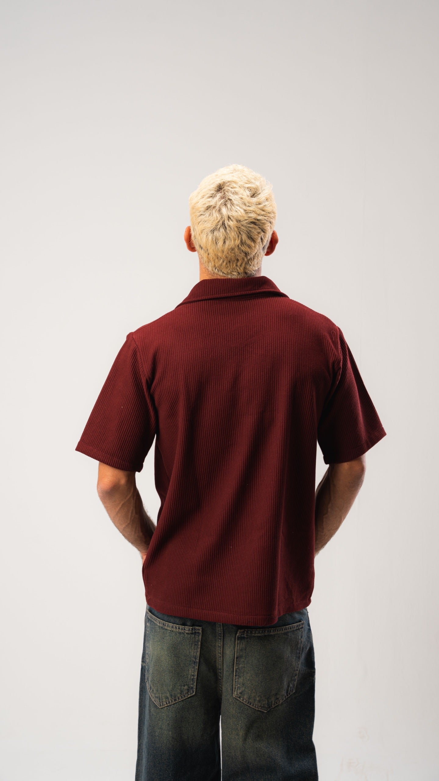 Burgundy Cardonne Relaxed POLO