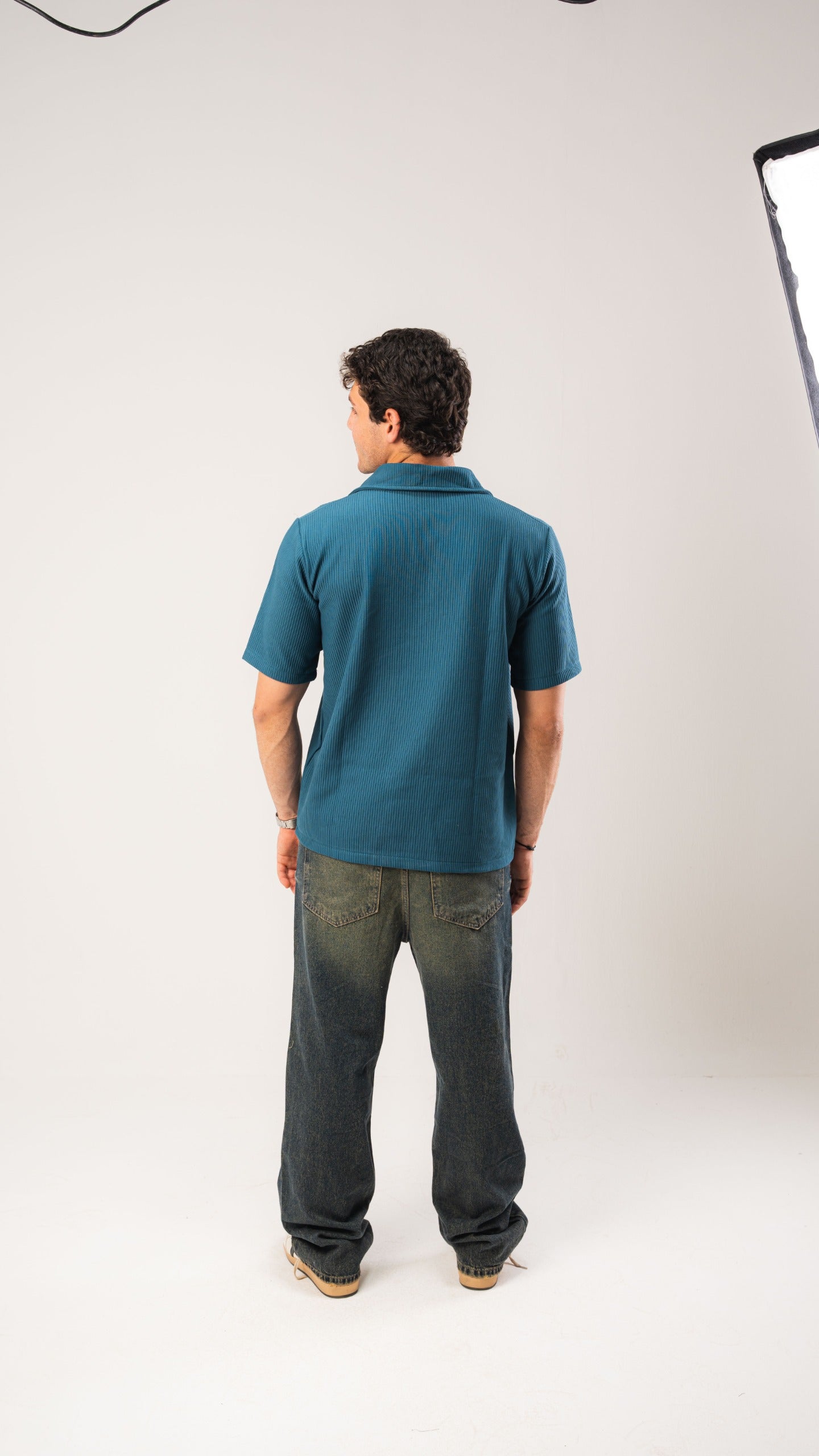 Petroleum Blue Cardonne Relaxed POLO