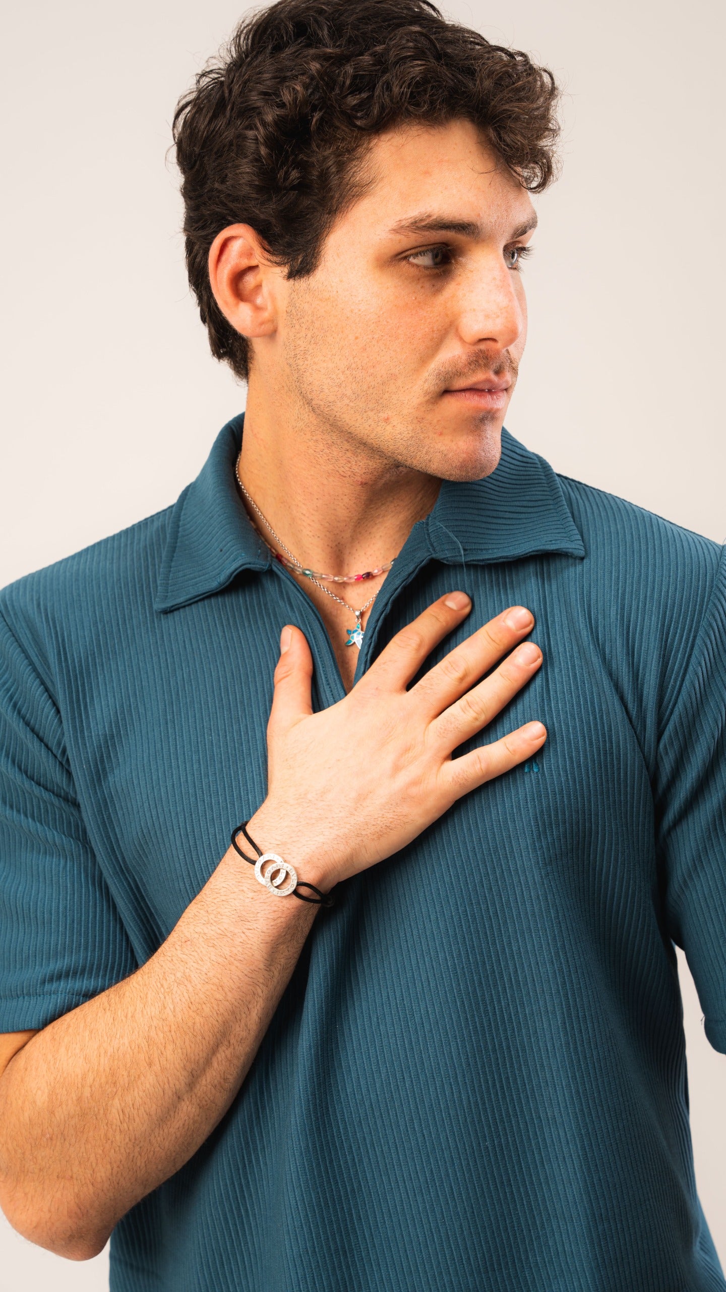 Petroleum Blue Cardonne Relaxed POLO