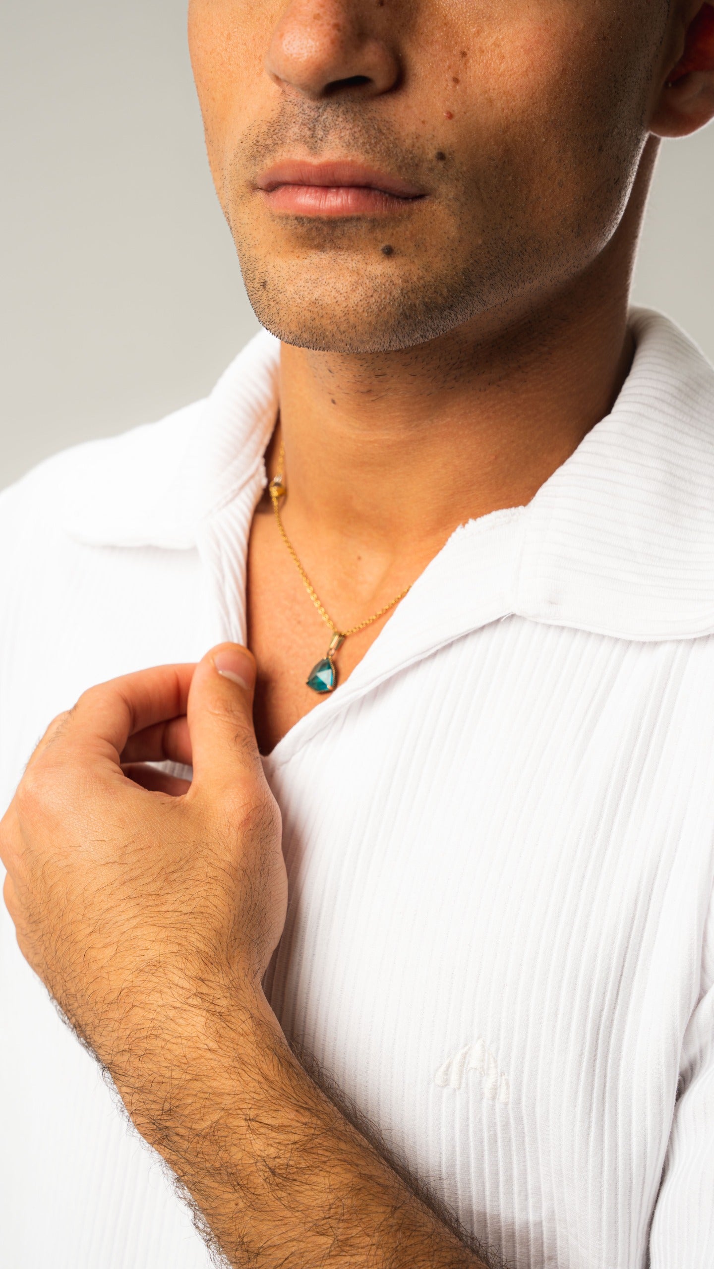 White Cardonne Structured POLO