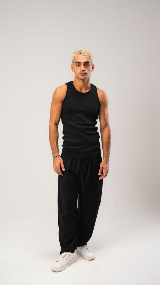 Black Linen Pants