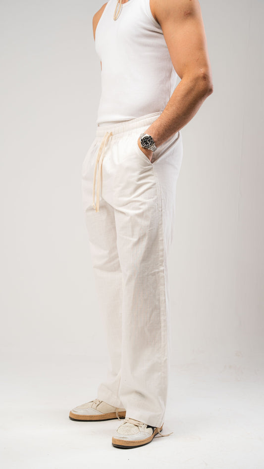 White Linen Pants