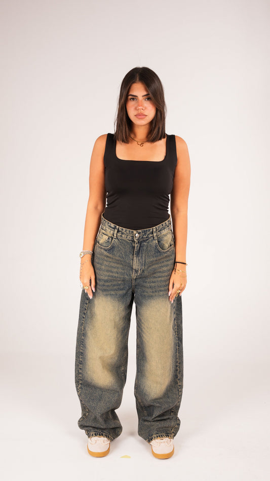 Unisex Dirty Denim