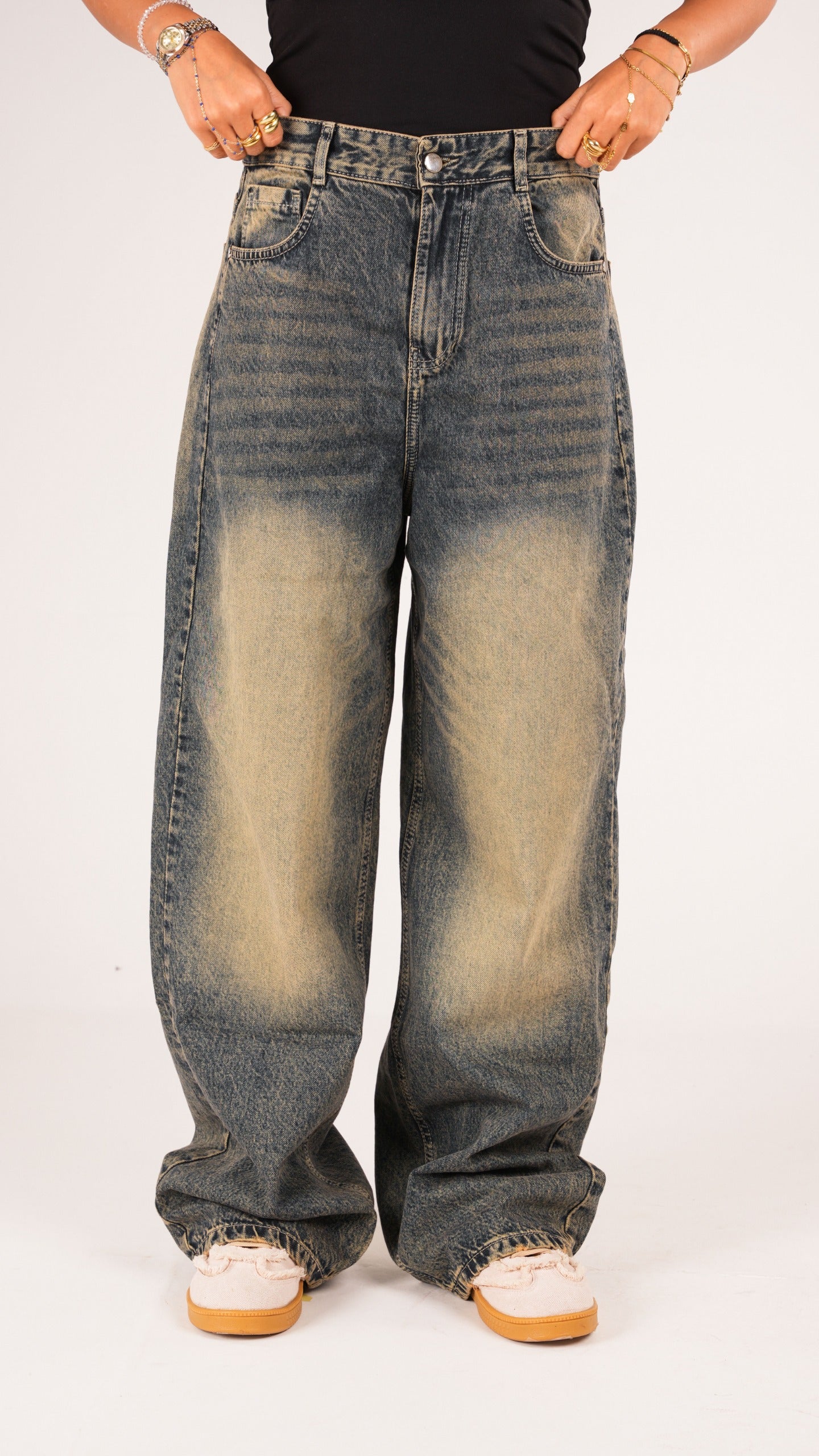 Unisex Dirty Denim