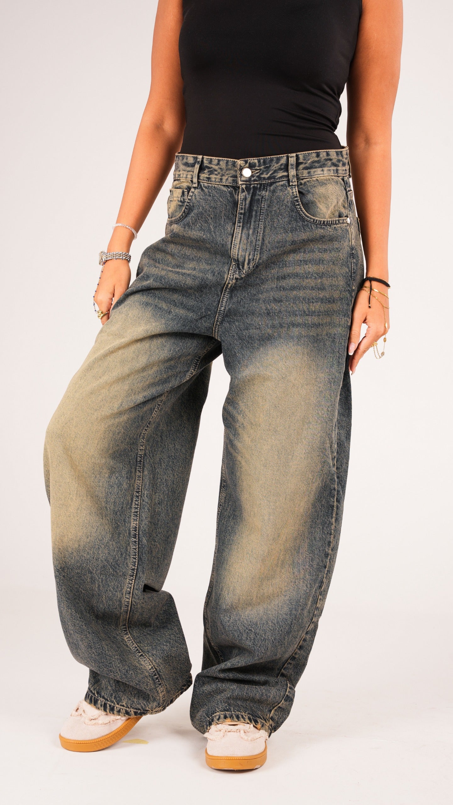 Unisex Dirty Denim