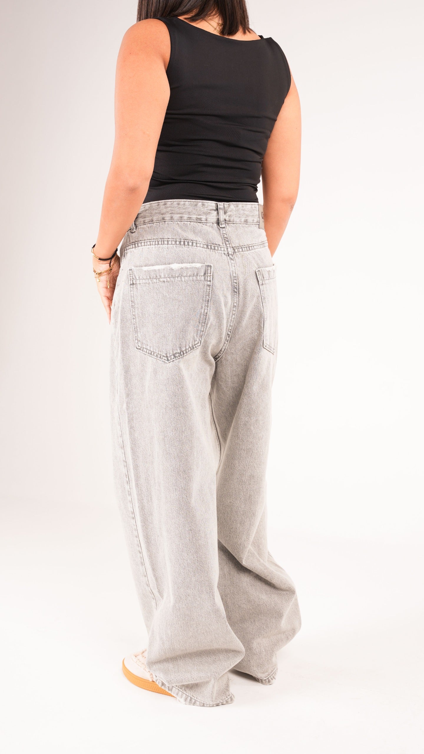 Unisex Grey Denim