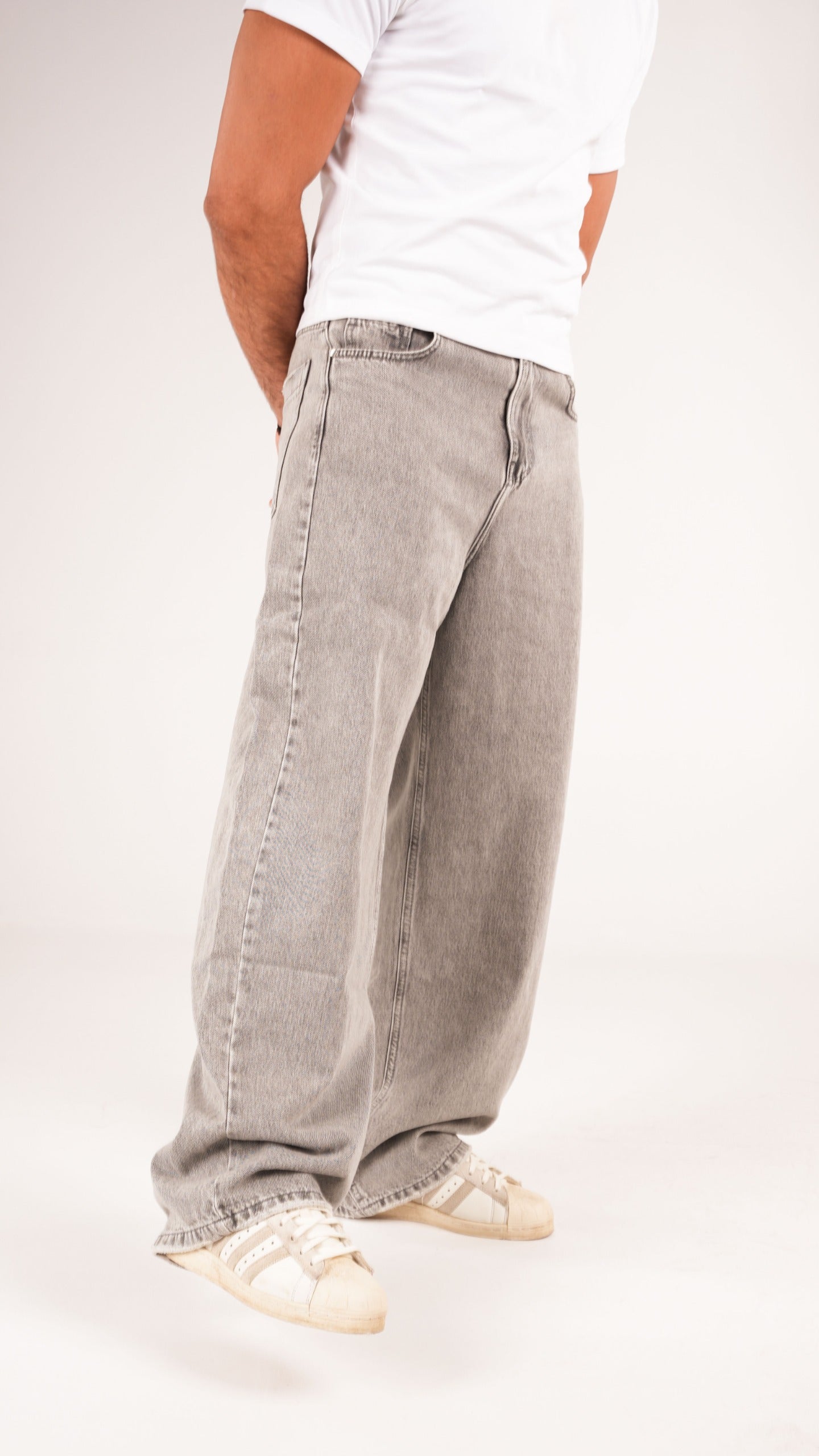 Unisex Grey Denim