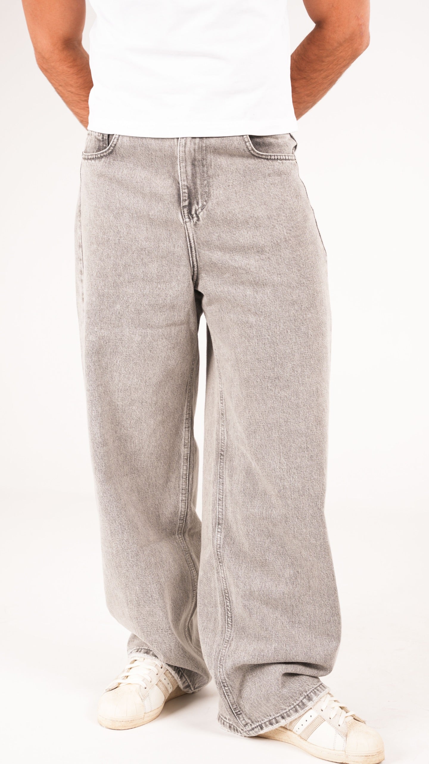 Unisex Grey Denim