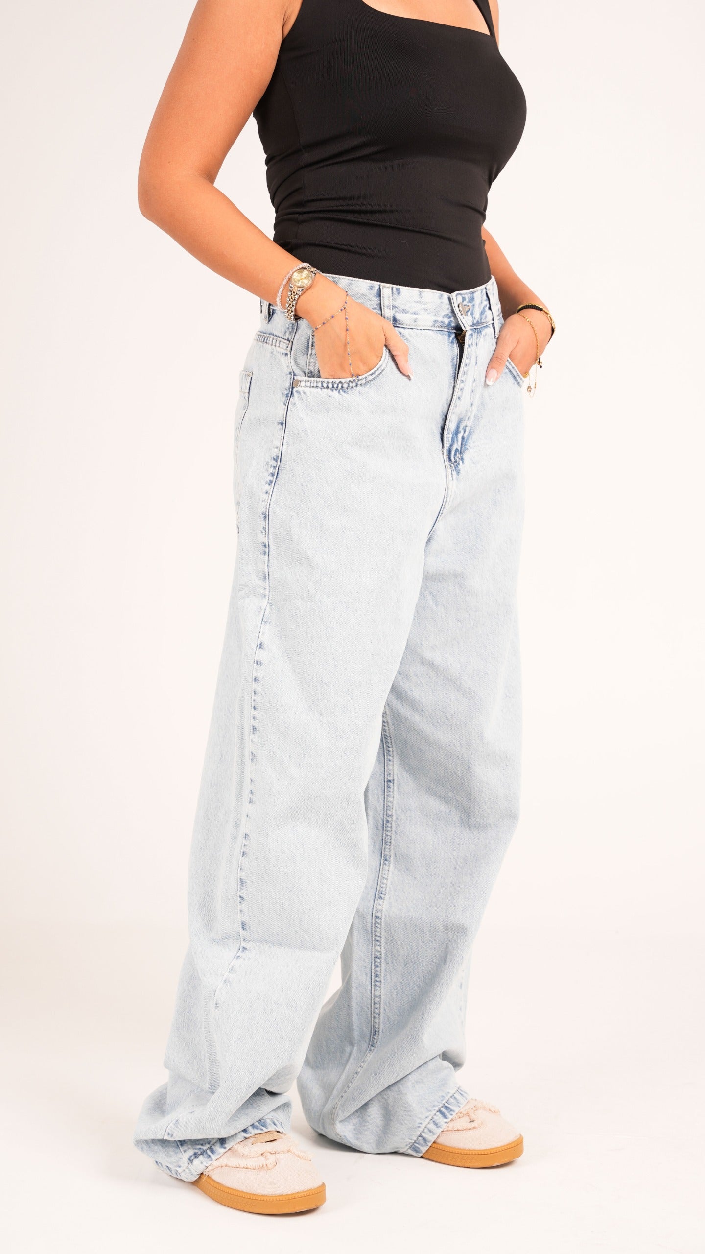 Unisex Light Blue Denim