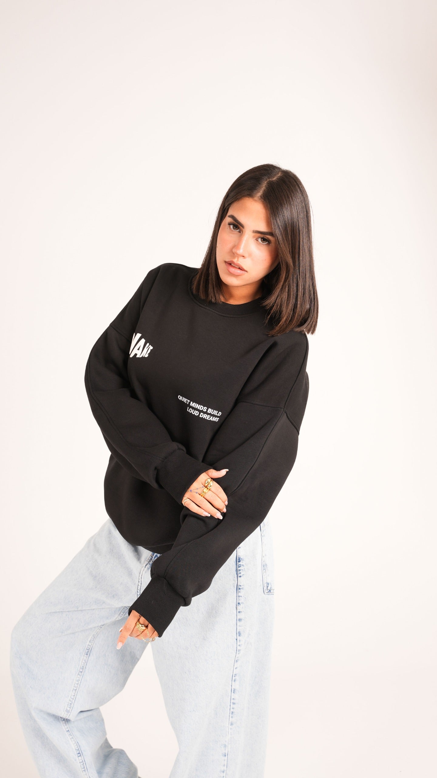 Awake black crewneck