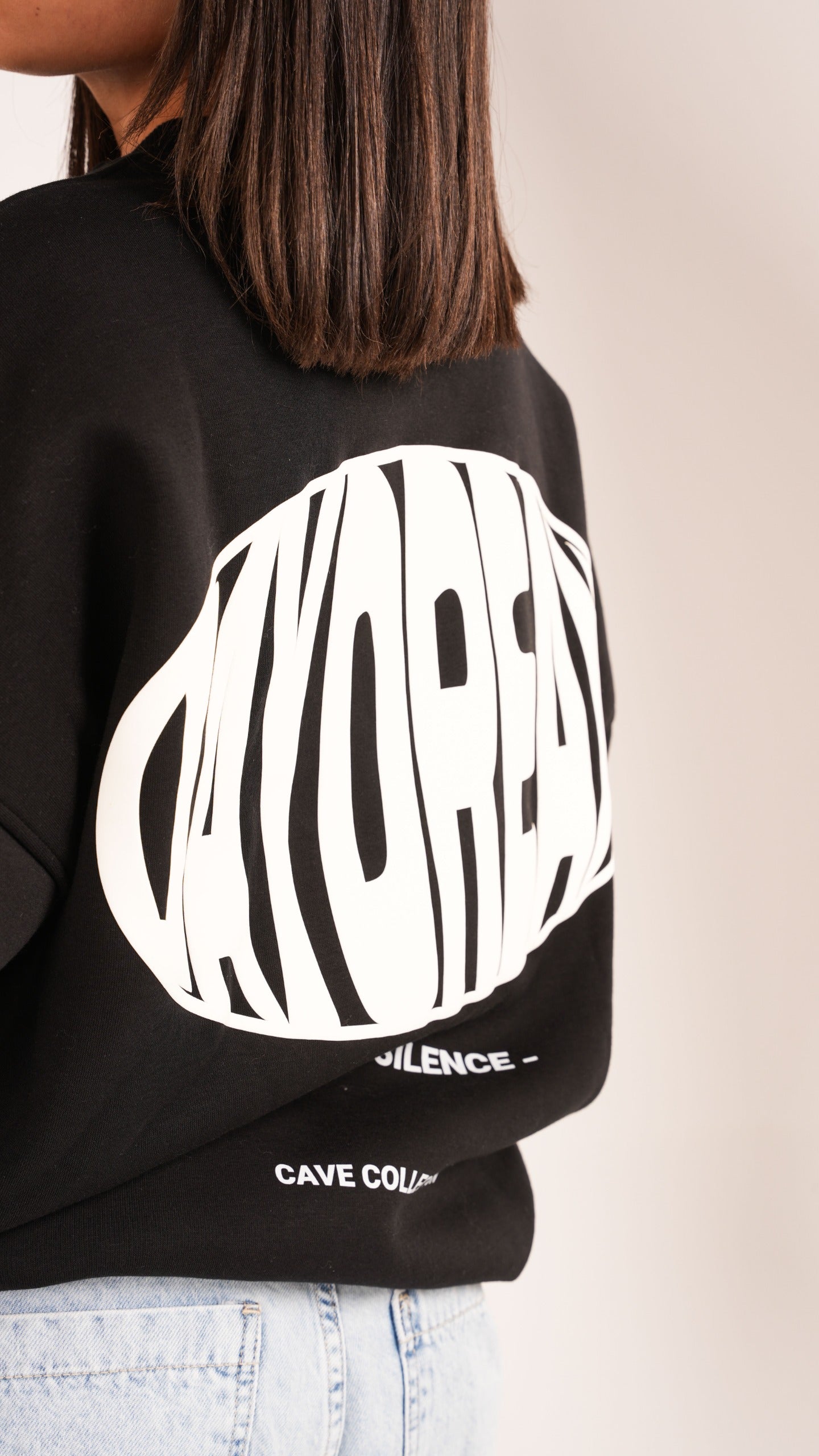 Awake black crewneck