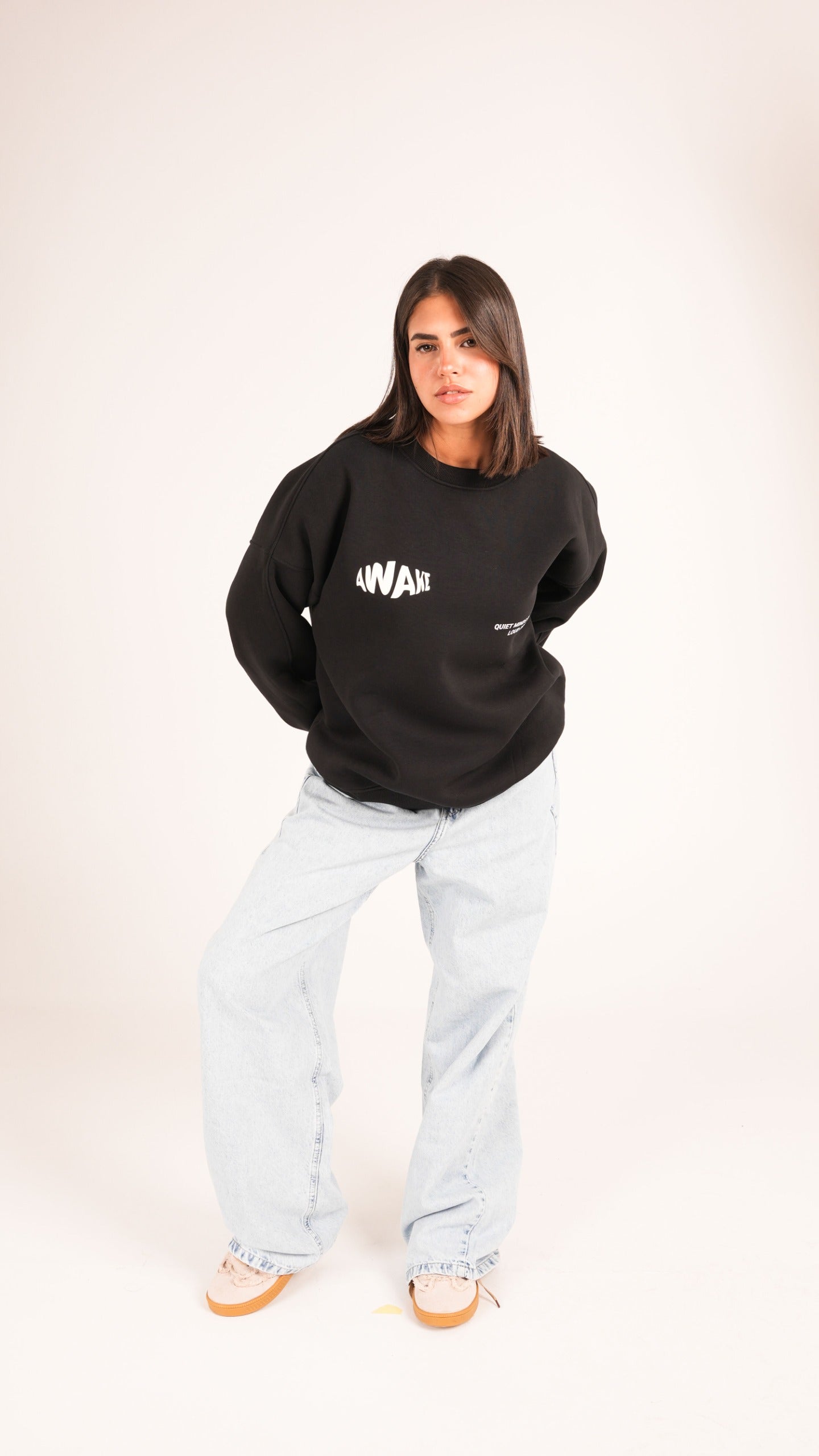 Awake black crewneck