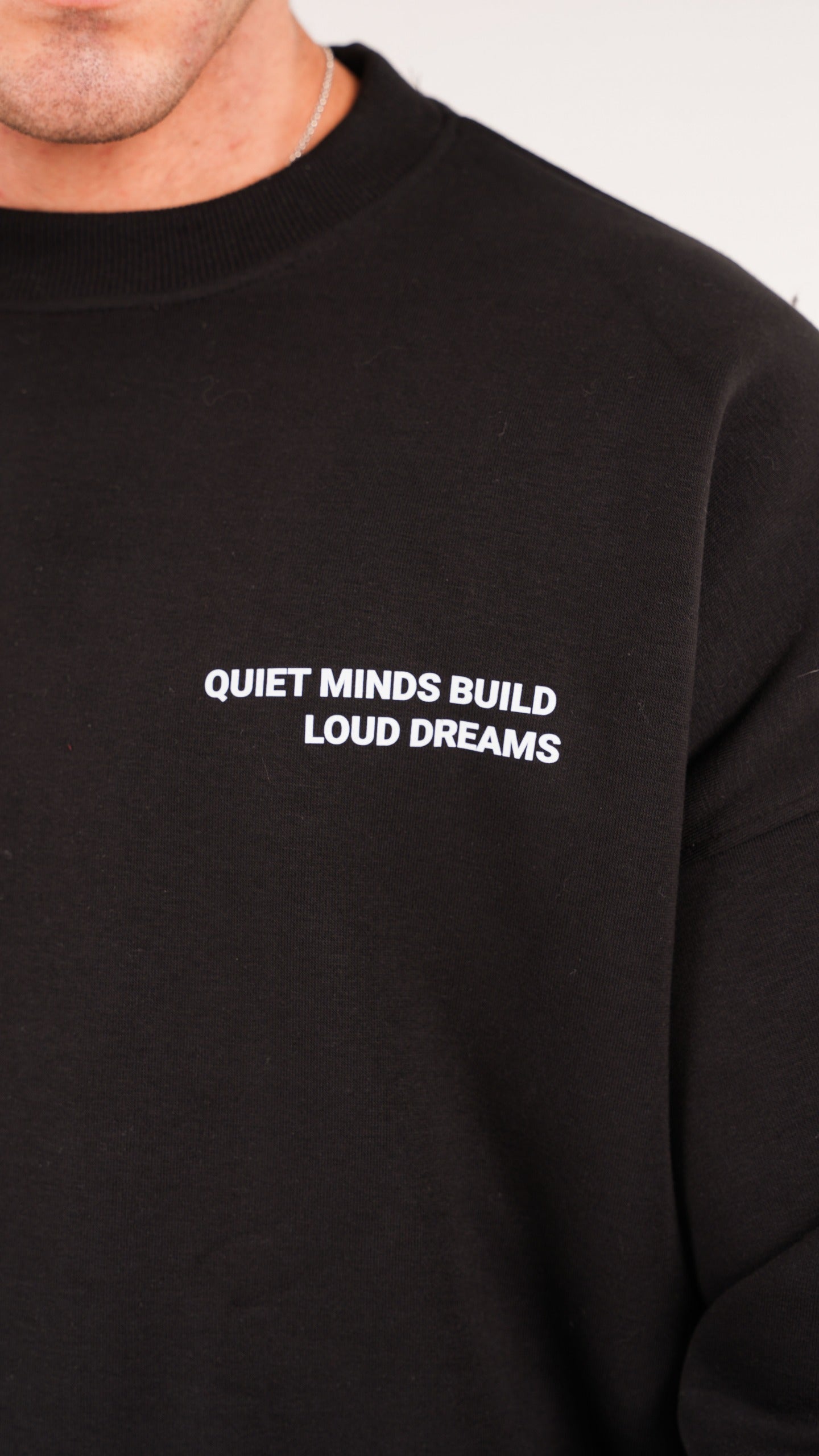 Awake black crewneck