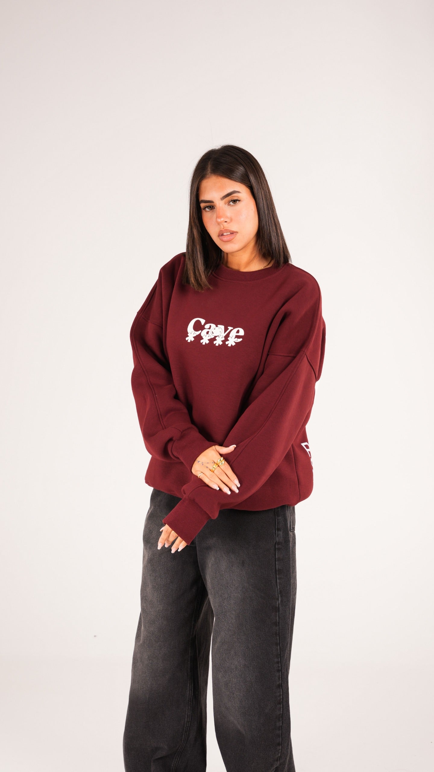 Risk Burgundy crewneck