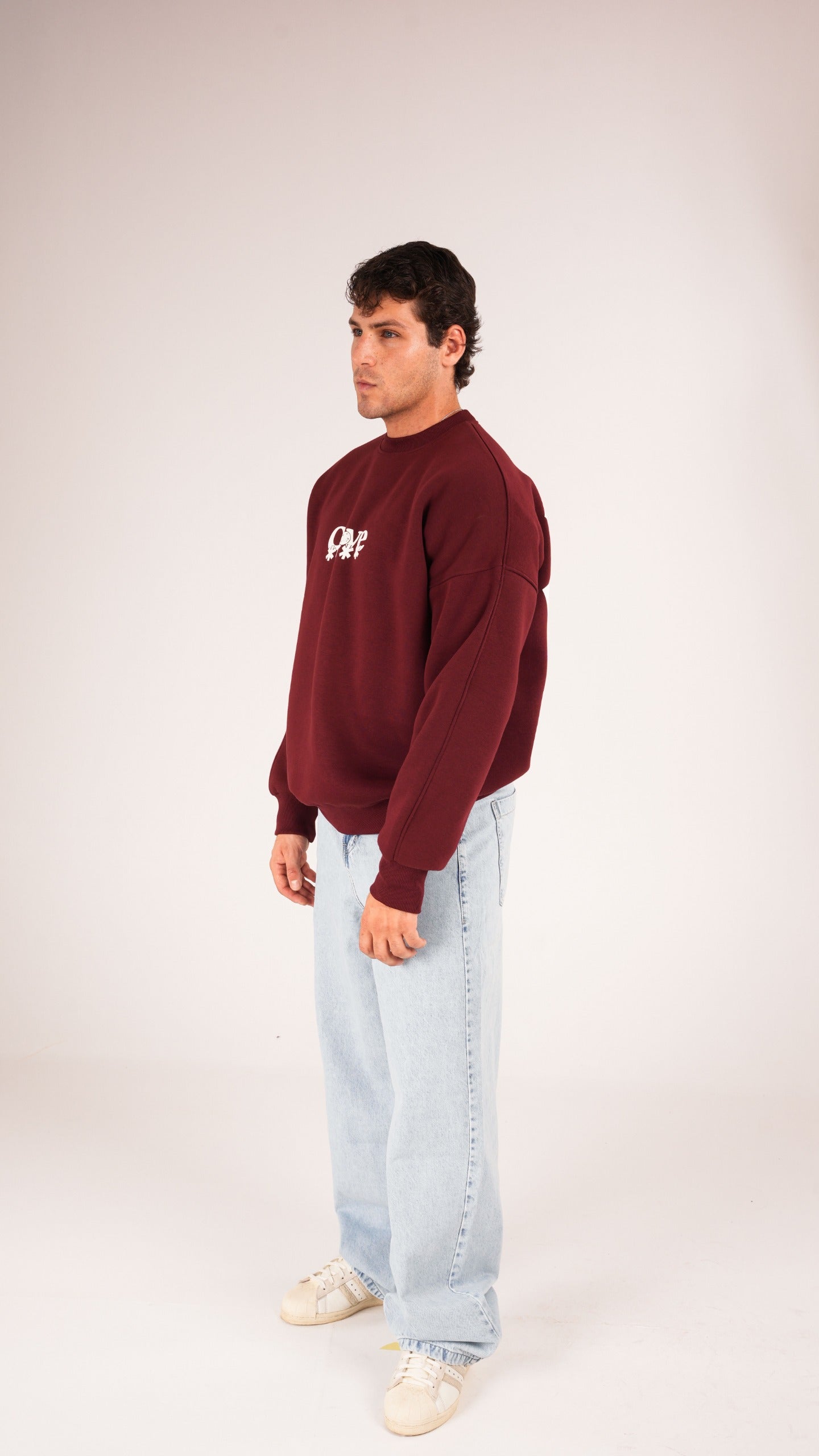 Risk Burgundy crewneck