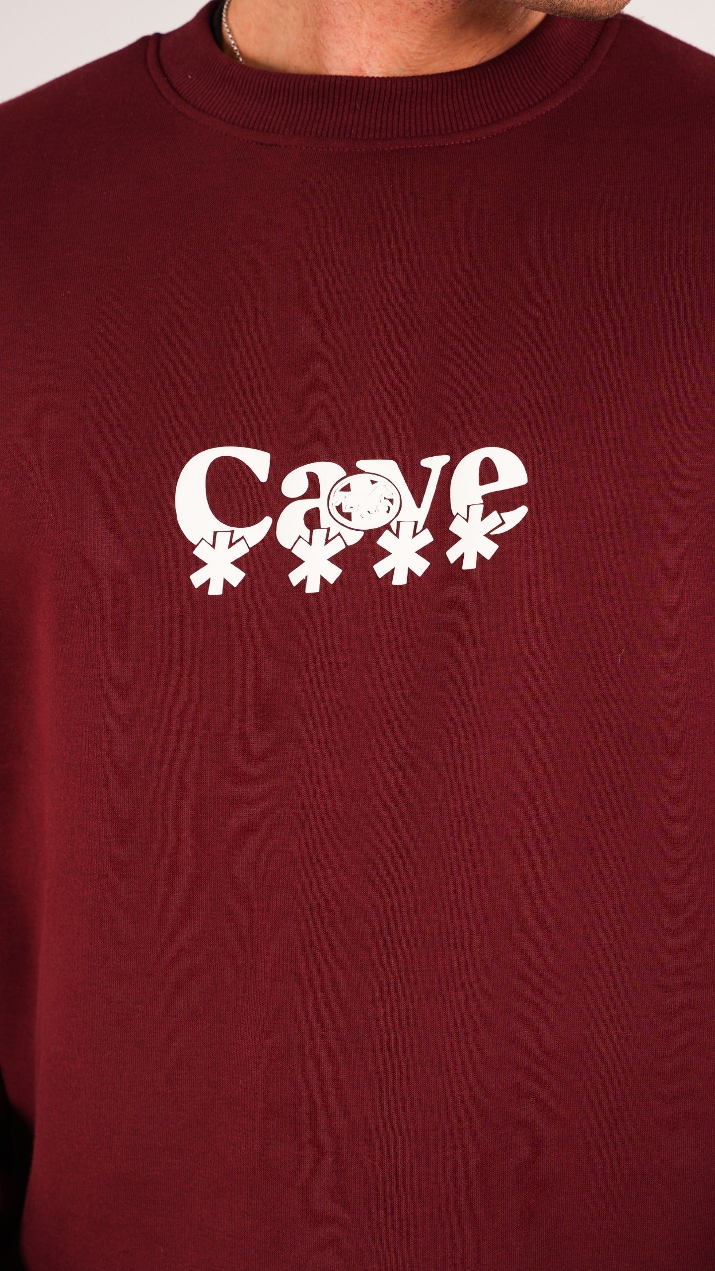 Risk Burgundy crewneck