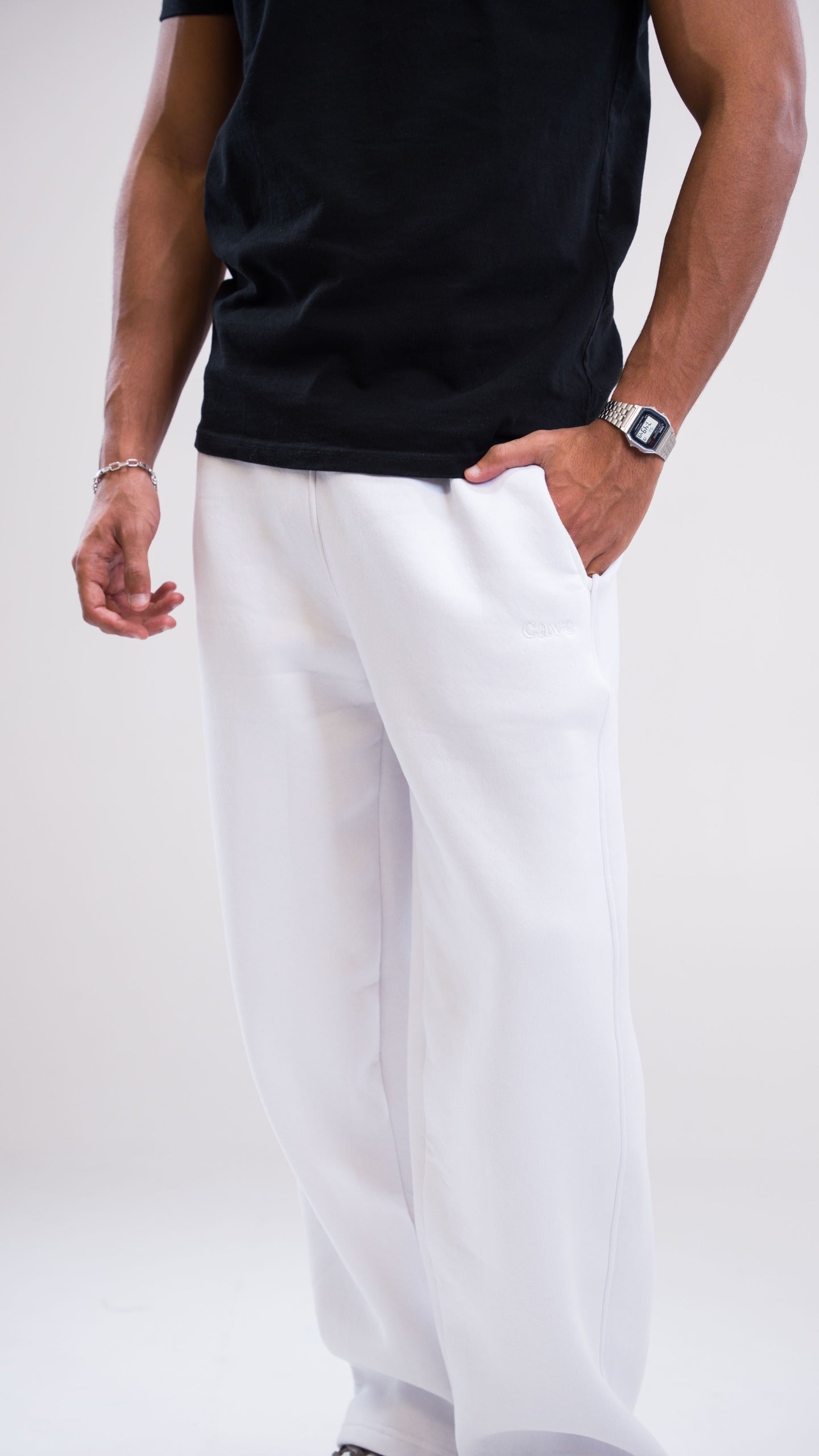 Winter White Sweatpants