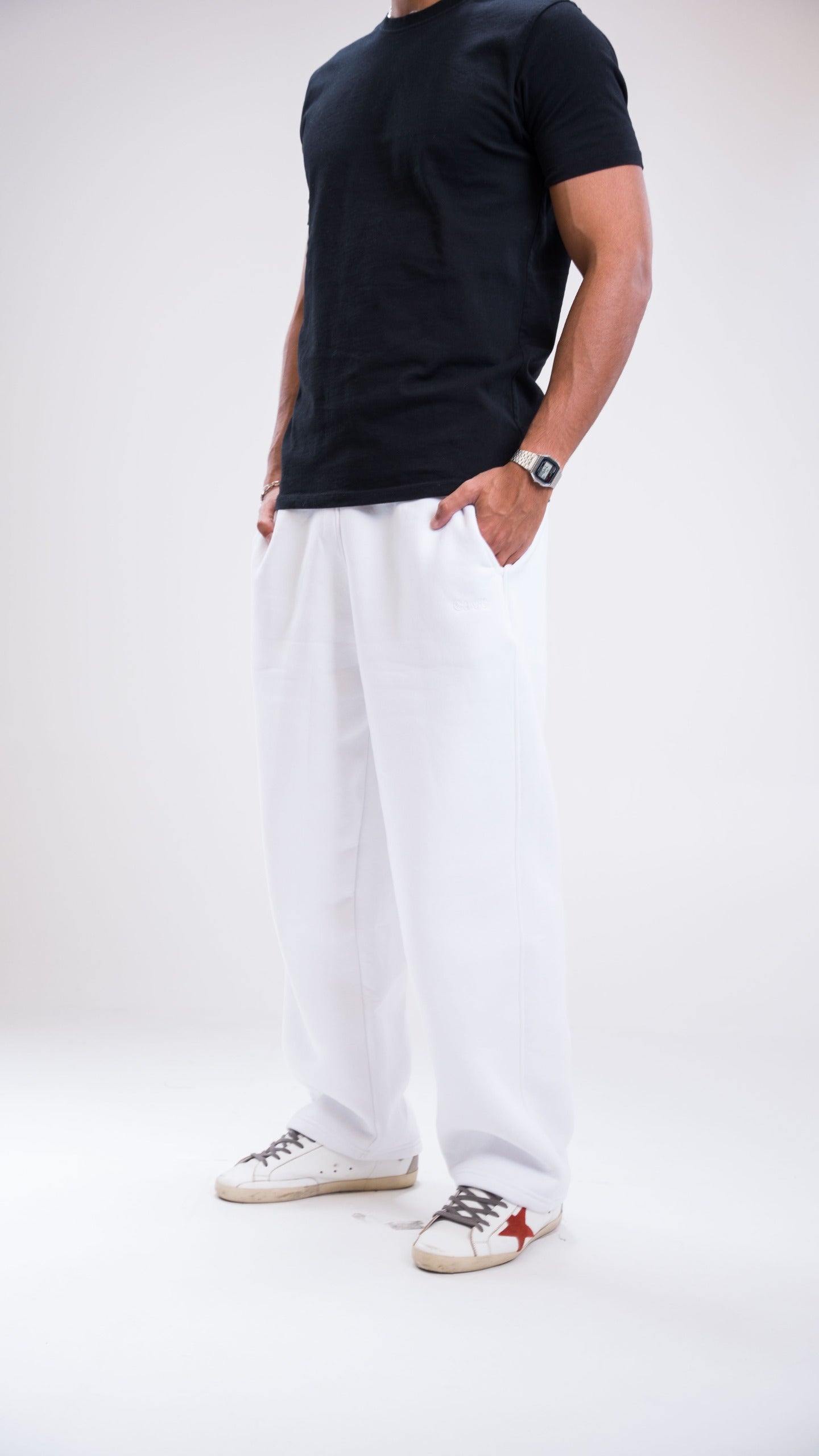 Winter White Sweatpants