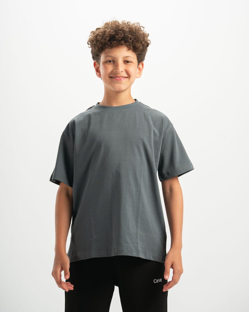 kids basic T-shirt Dark grey