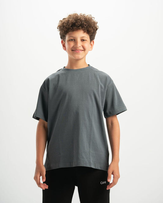 kids basic T-shirt Dark grey