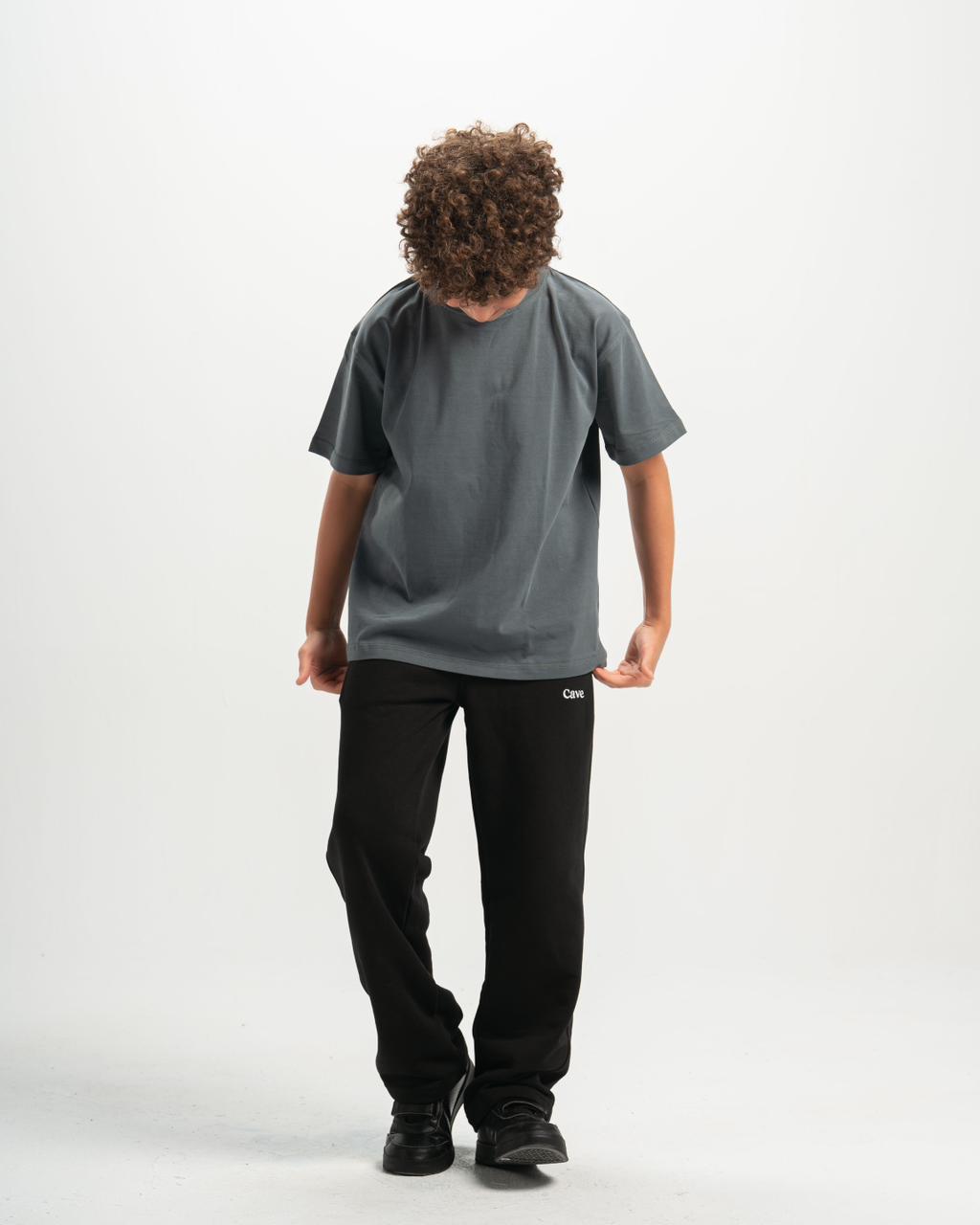 kids basic T-shirt Dark grey