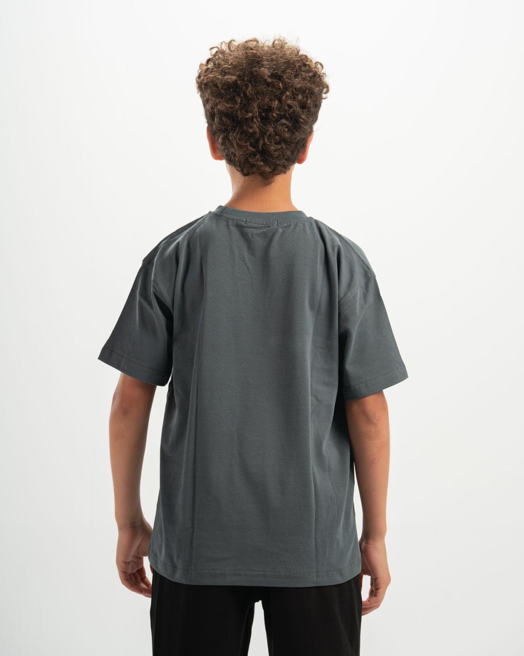 kids basic T-shirt Dark grey